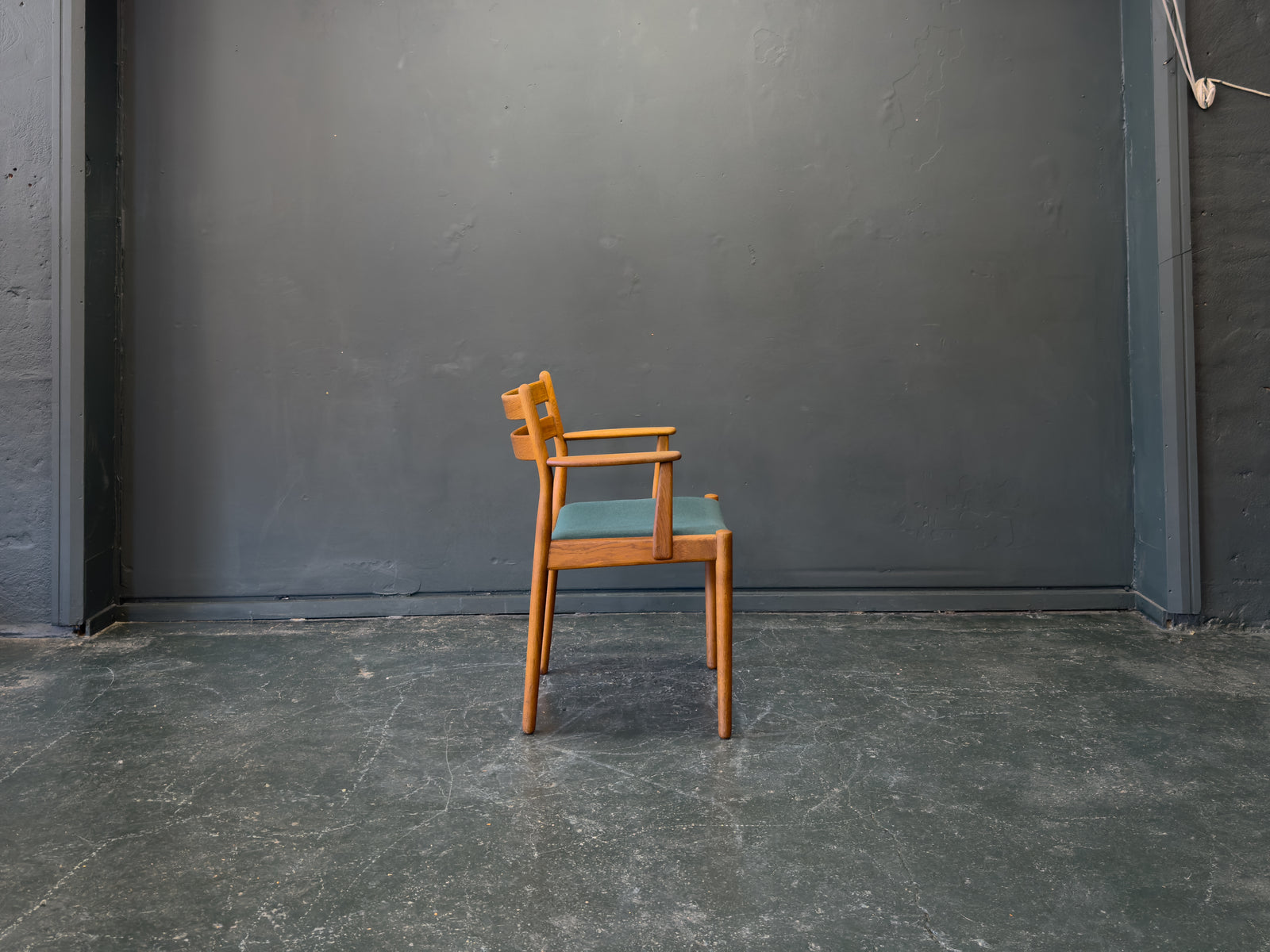 Oak Upholstered Chair