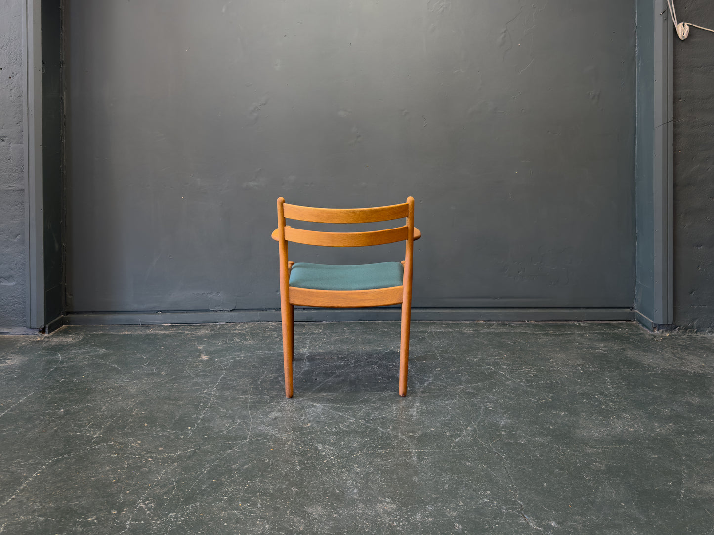 Oak Upholstered Chair
