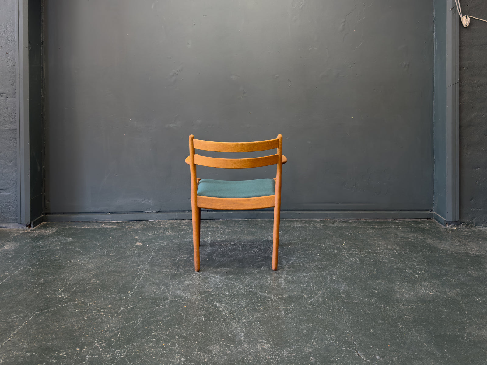 Oak Upholstered Chair