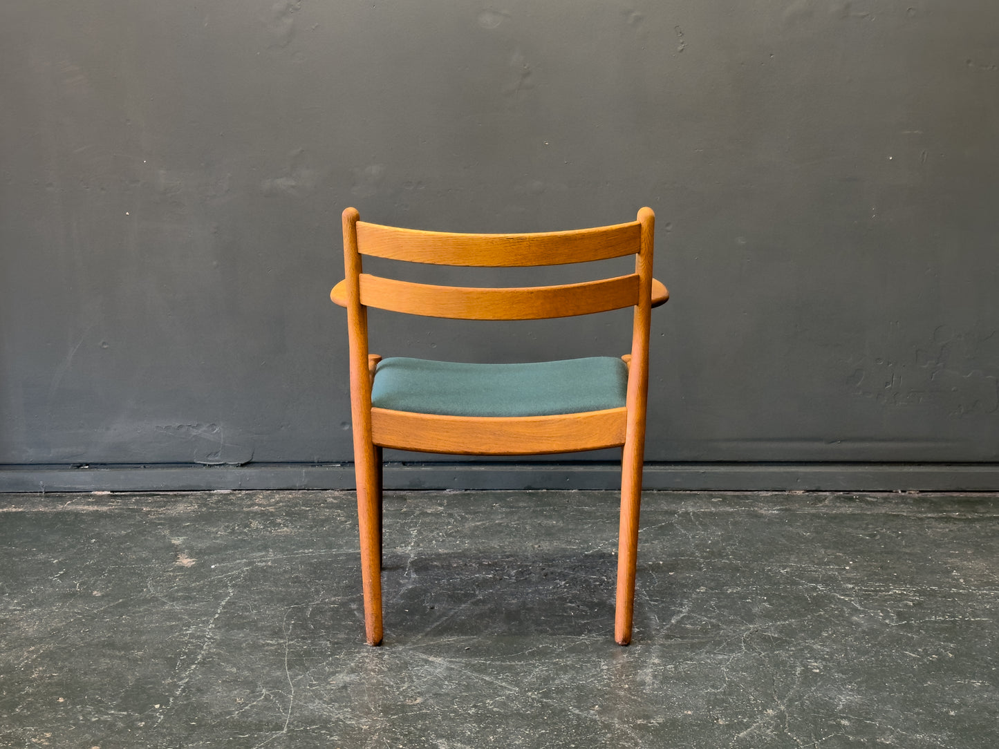 Oak Upholstered Chair