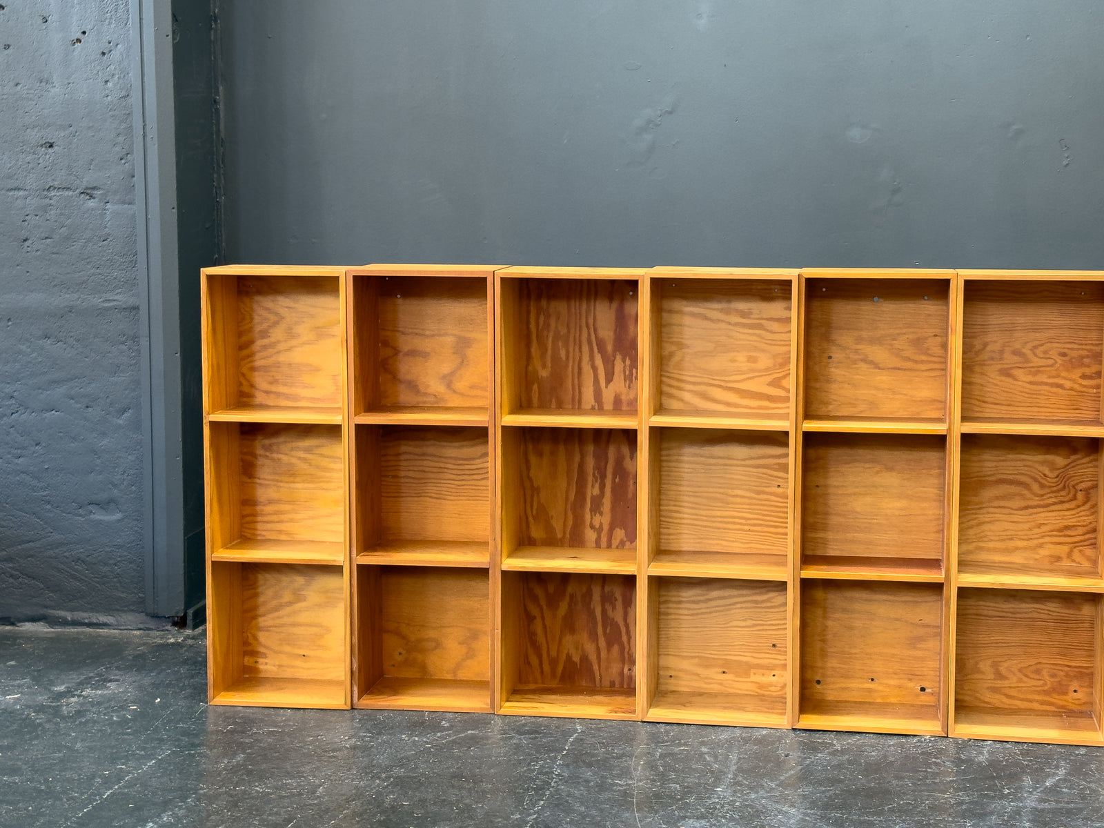 Slim Pine Shelves