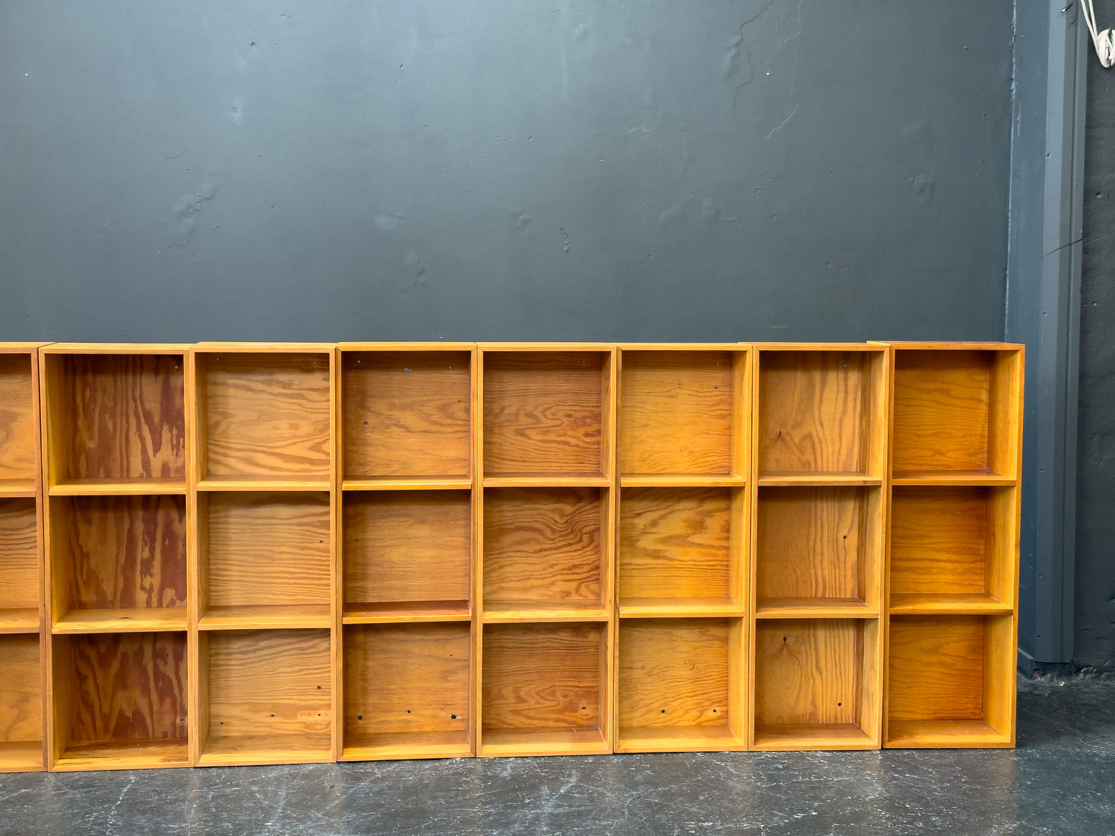 Slim Pine Shelves