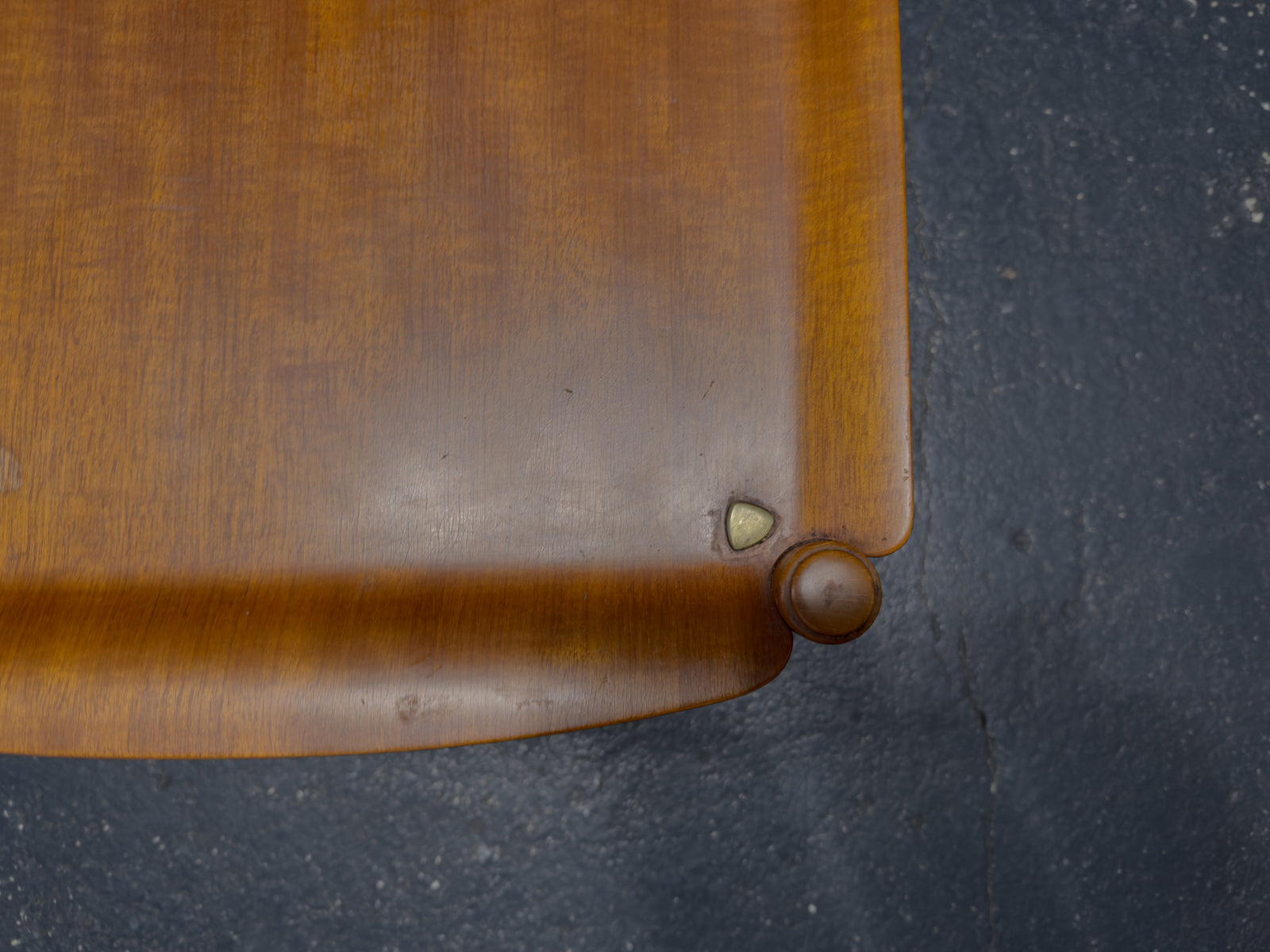 David Rosén for Nordiska Kompaniet Walnut and Brass Coffee Table