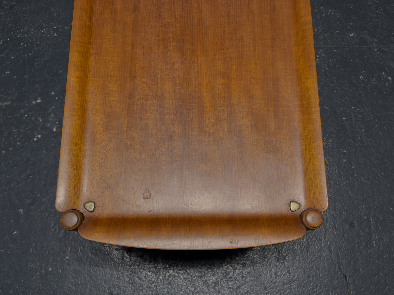 David Rosén for Nordiska Kompaniet Walnut and Brass Coffee Table
