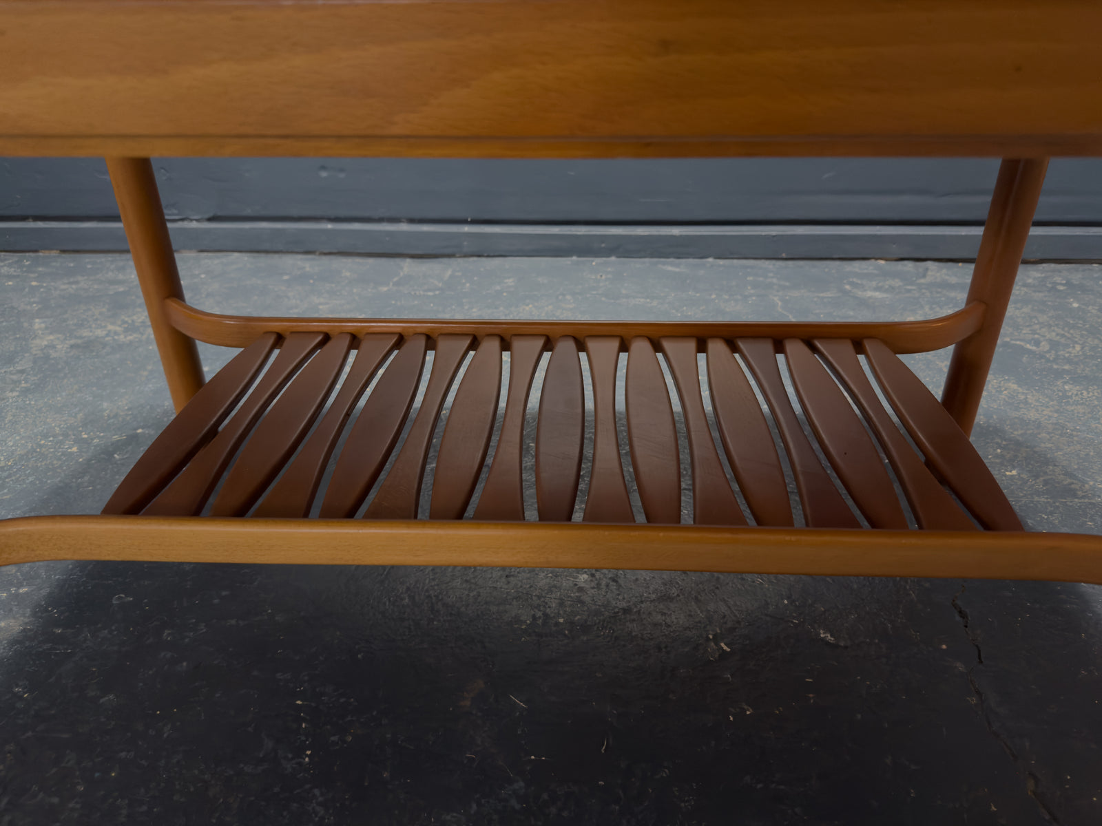 David Rosén for Nordiska Kompaniet Walnut and Brass Coffee Table