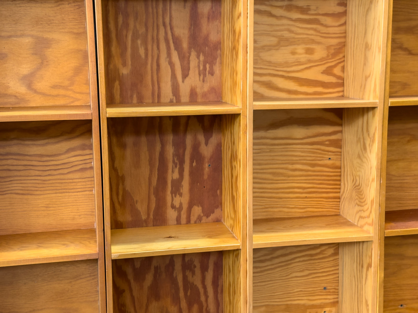 Slim Pine Shelves