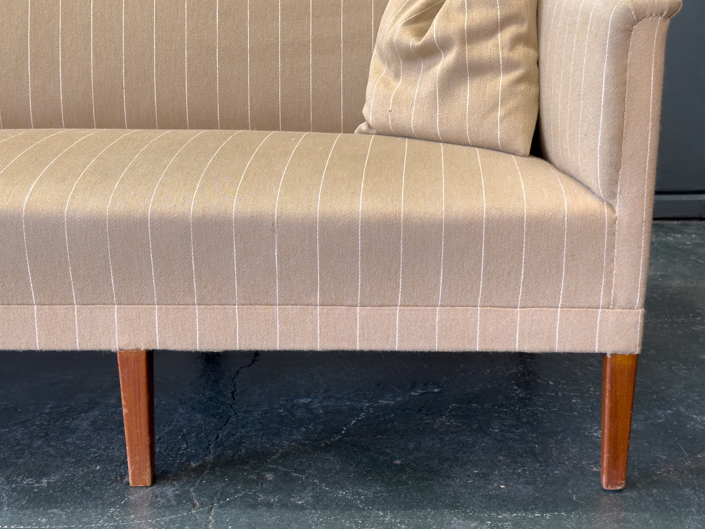 Model 6092 Striped Sofa by Kaare Klint for Rud Rasmussen
