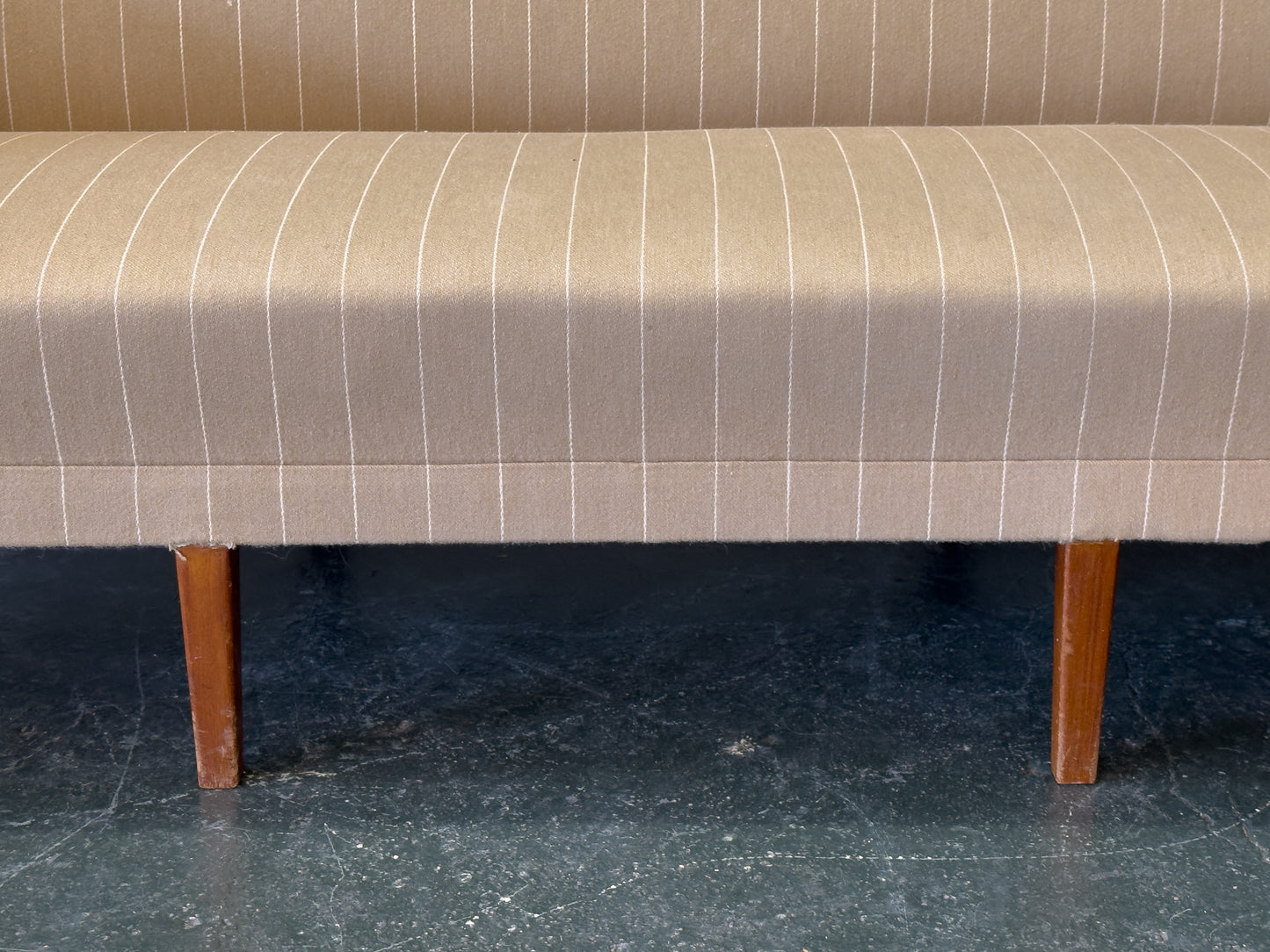 Model 6092 Striped Sofa by Kaare Klint for Rud Rasmussen