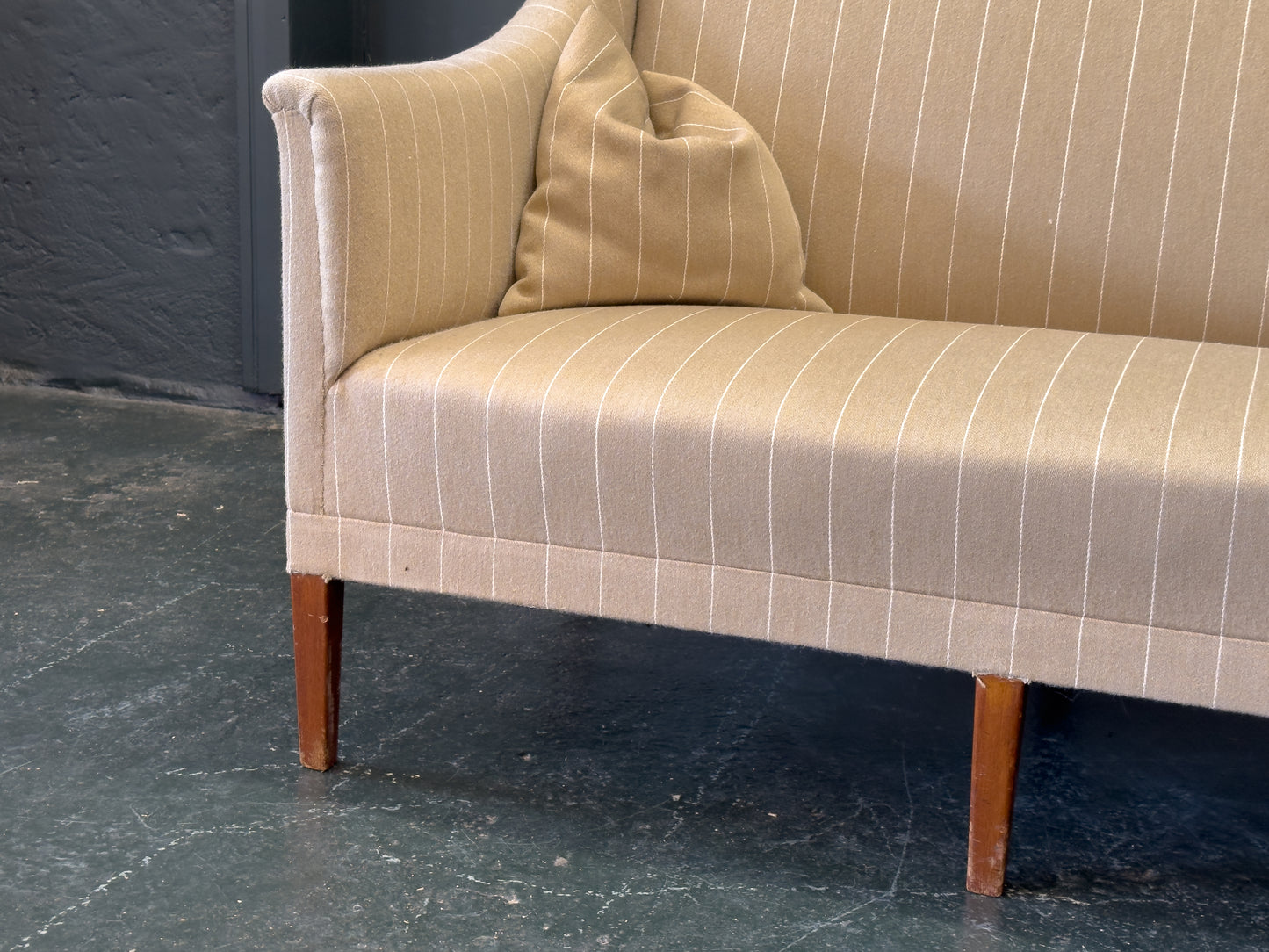 Model 6092 Striped Sofa by Kaare Klint for Rud Rasmussen