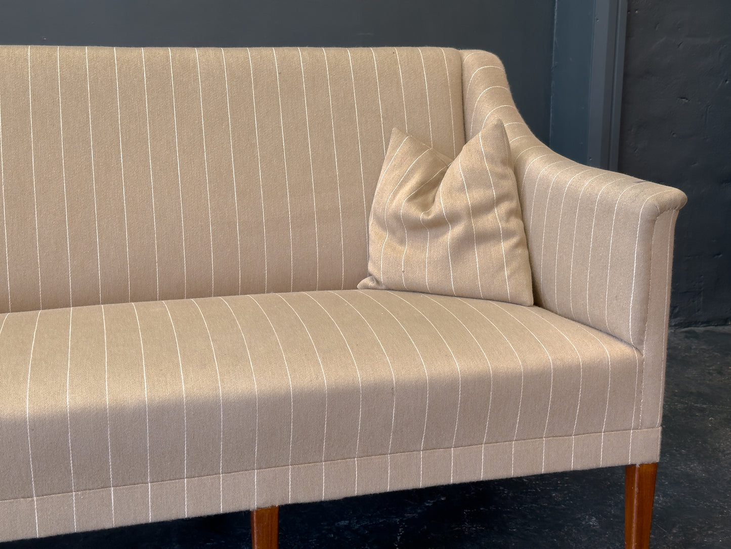 Model 6092 Striped Sofa by Kaare Klint for Rud Rasmussen