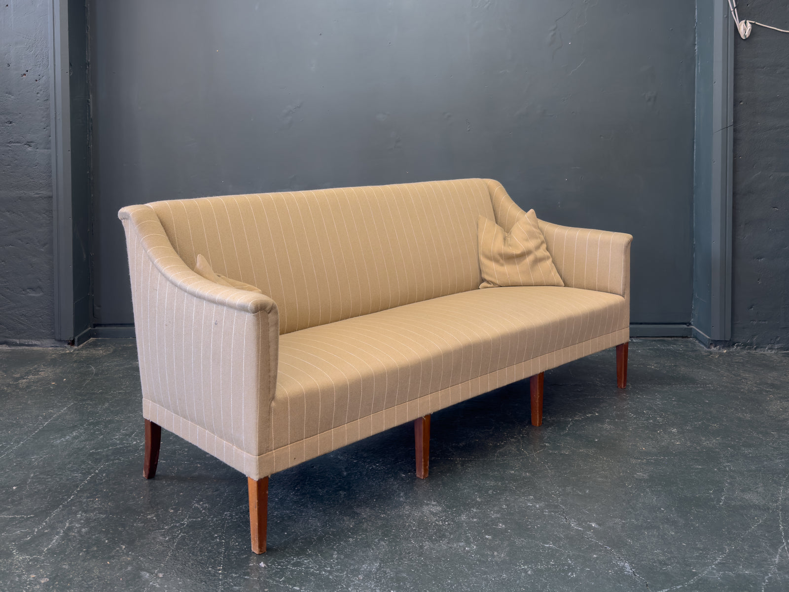 Model 6092 Striped Sofa by Kaare Klint for Rud Rasmussen