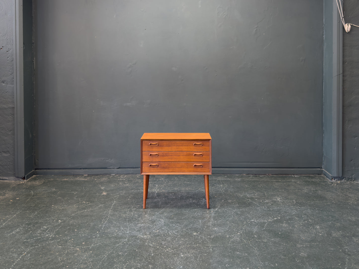 Small Teak Bedside Drawers