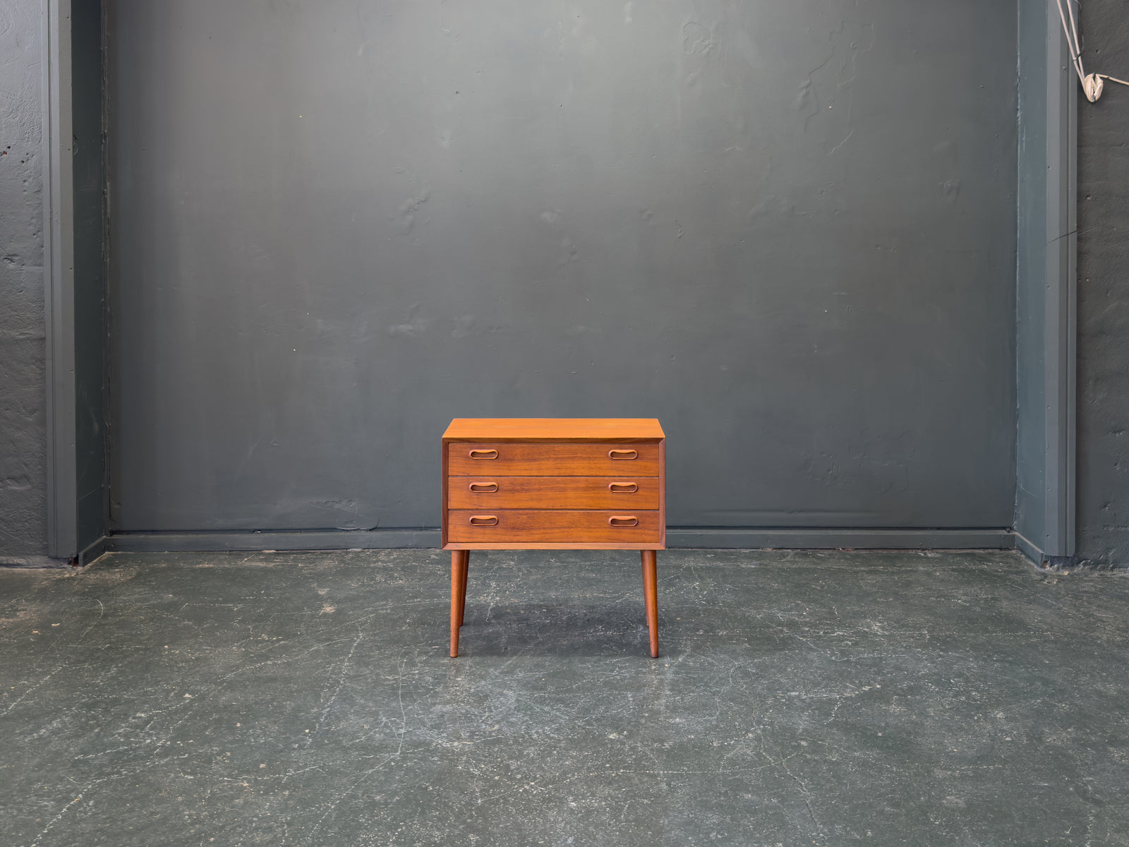 Small Teak Bedside Drawers