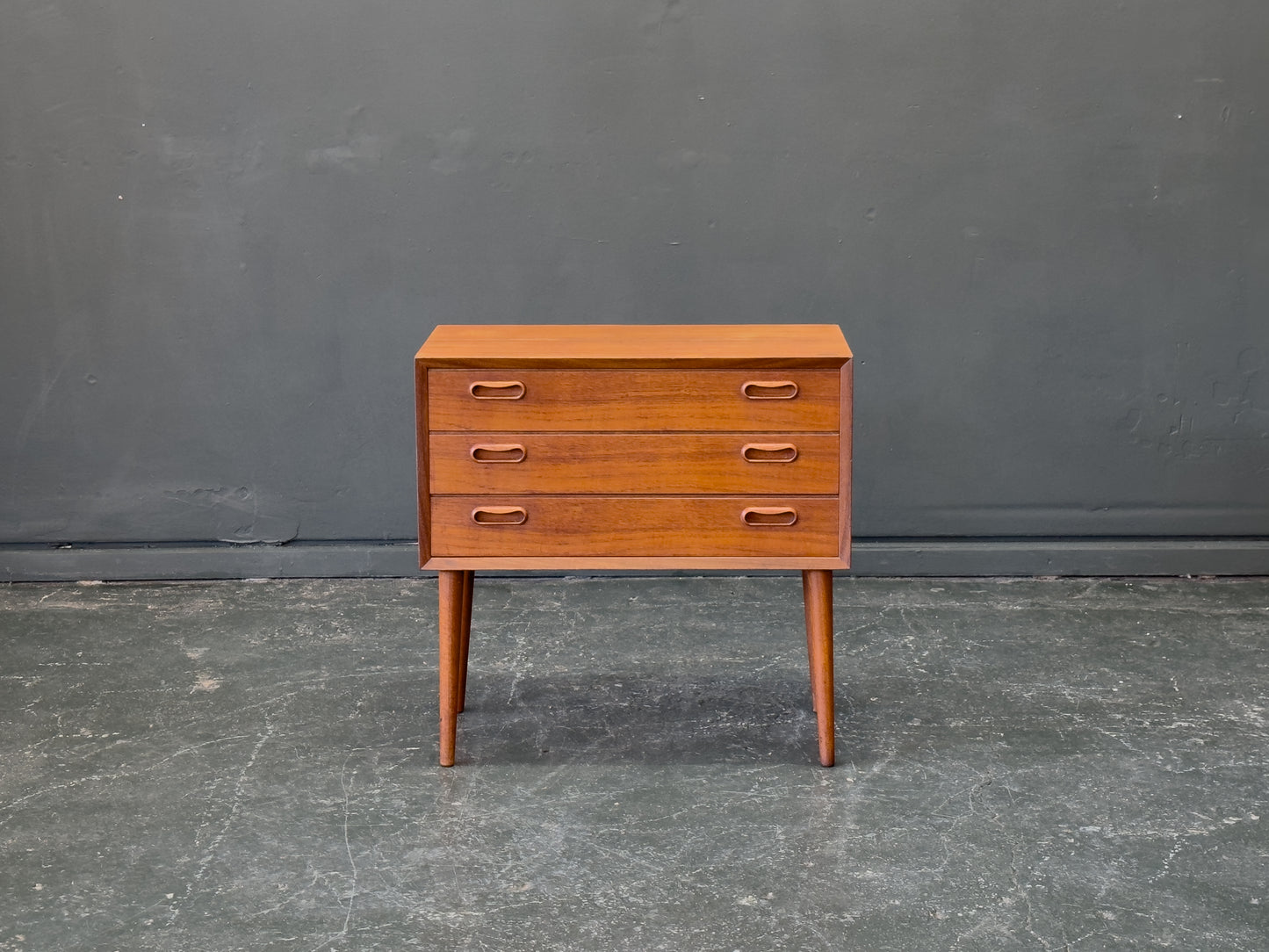 Small Teak Bedside Drawers