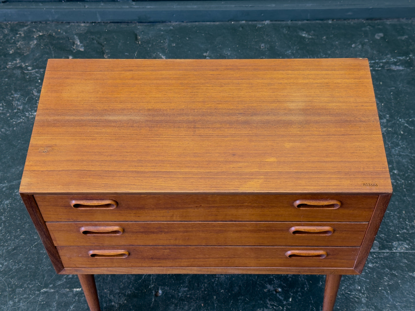 Small Teak Bedside Drawers