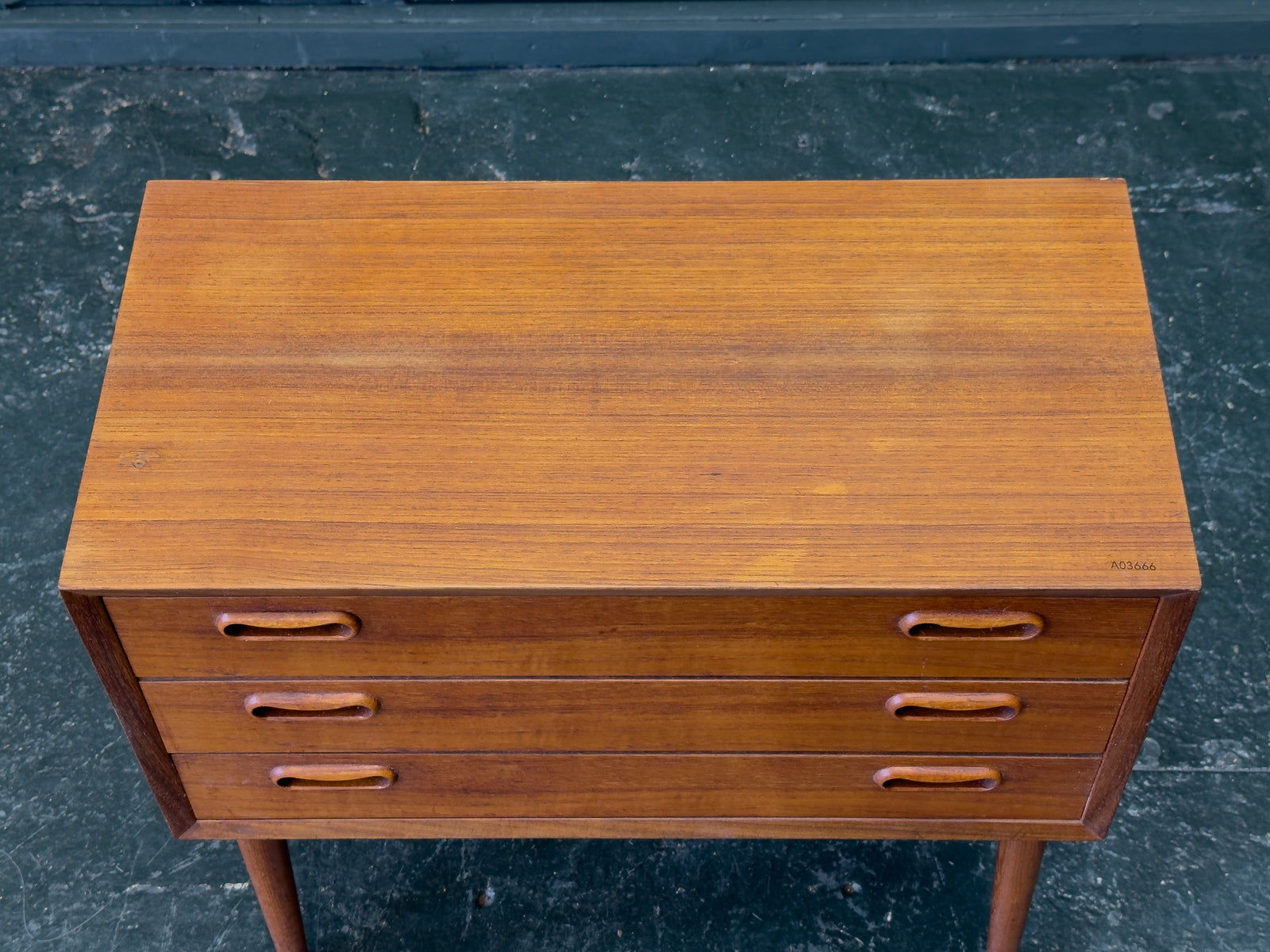 Small Teak Bedside Drawers