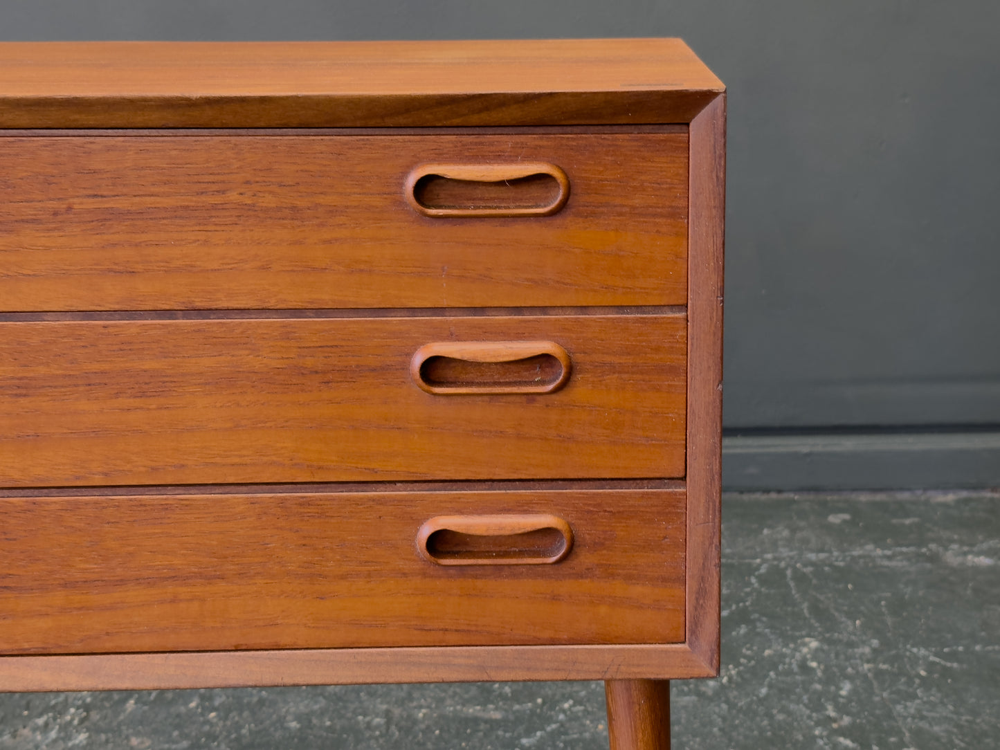 Small Teak Bedside Drawers