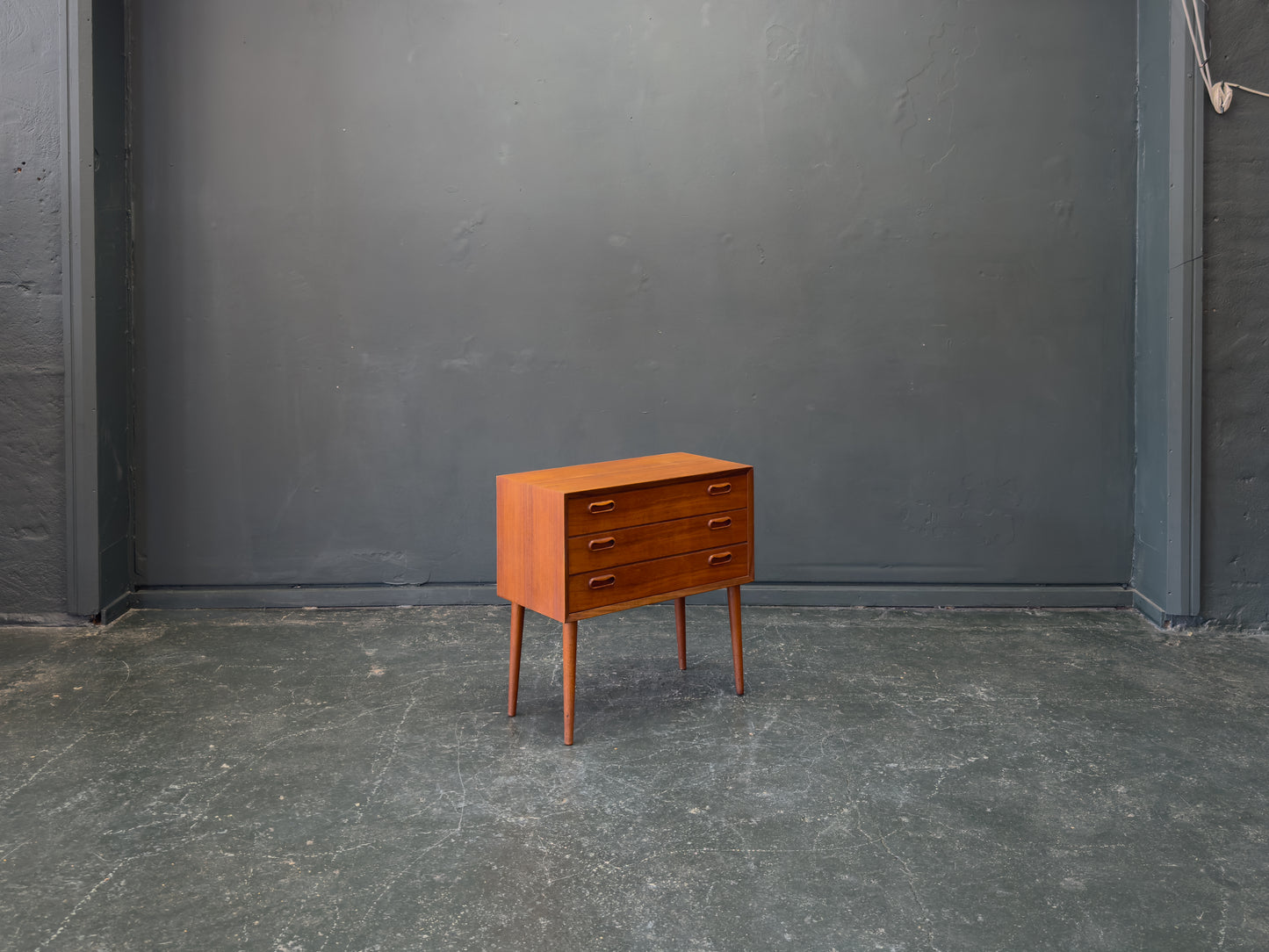 Small Teak Bedside Drawers