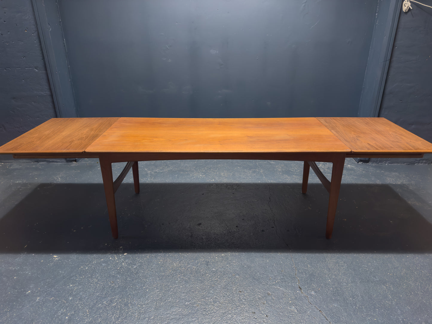 Knud Andersen Teak Extending Dining Table