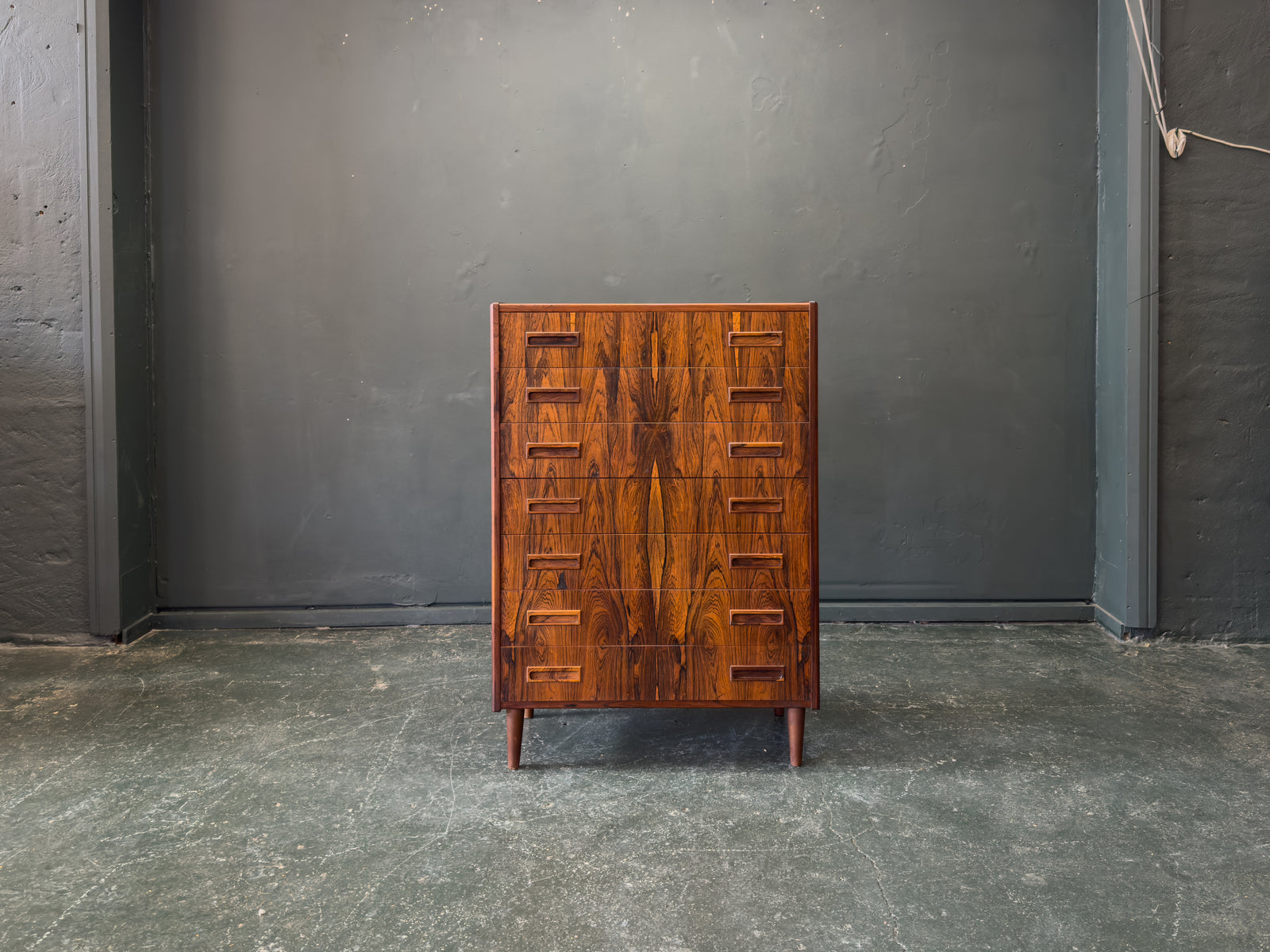 Rosewood Chest of Drawers By E. Jensen And J. Andersen For Westergaard Møbelfabrik