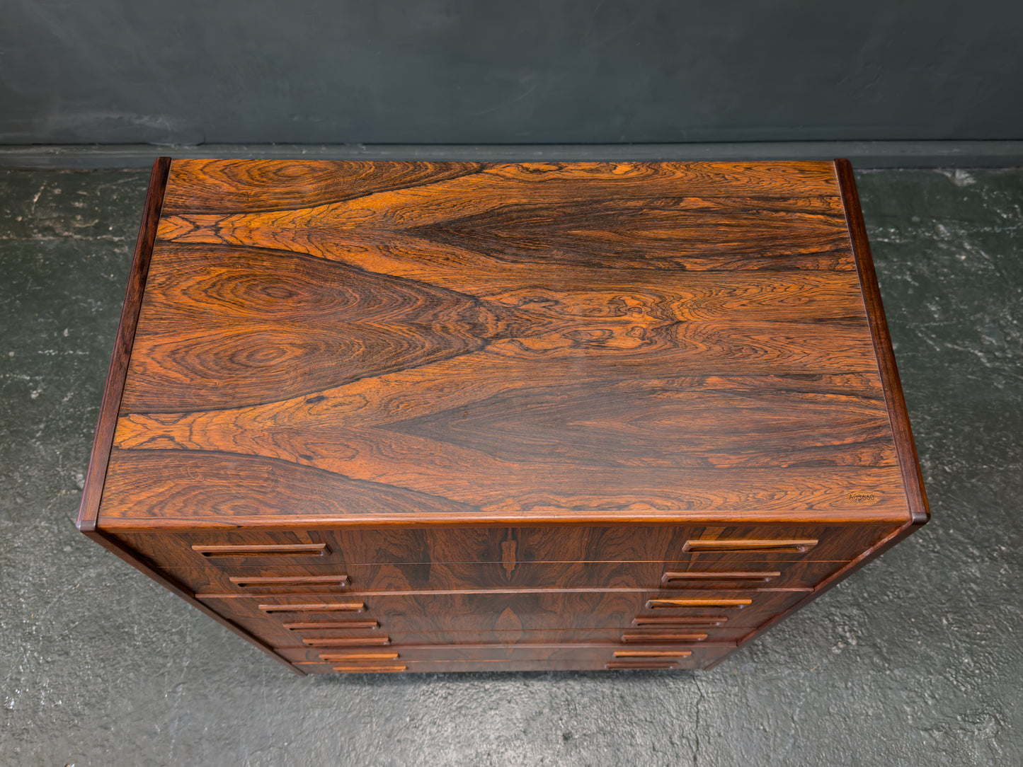 Rosewood Chest of Drawers By E. Jensen And J. Andersen For Westergaard Møbelfabrik