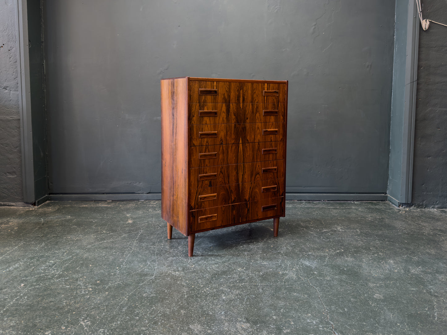 Rosewood Chest of Drawers By E. Jensen And J. Andersen For Westergaard Møbelfabrik