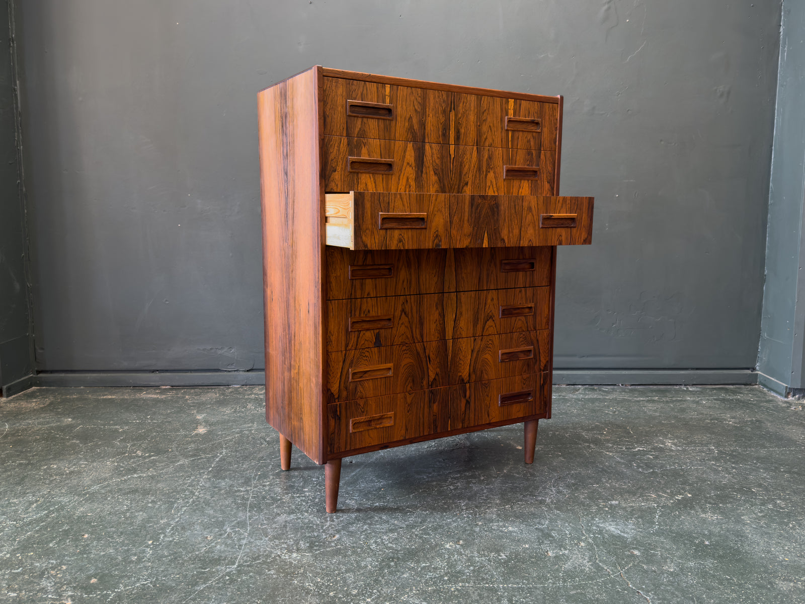 Rosewood Chest of Drawers By E. Jensen And J. Andersen For Westergaard Møbelfabrik