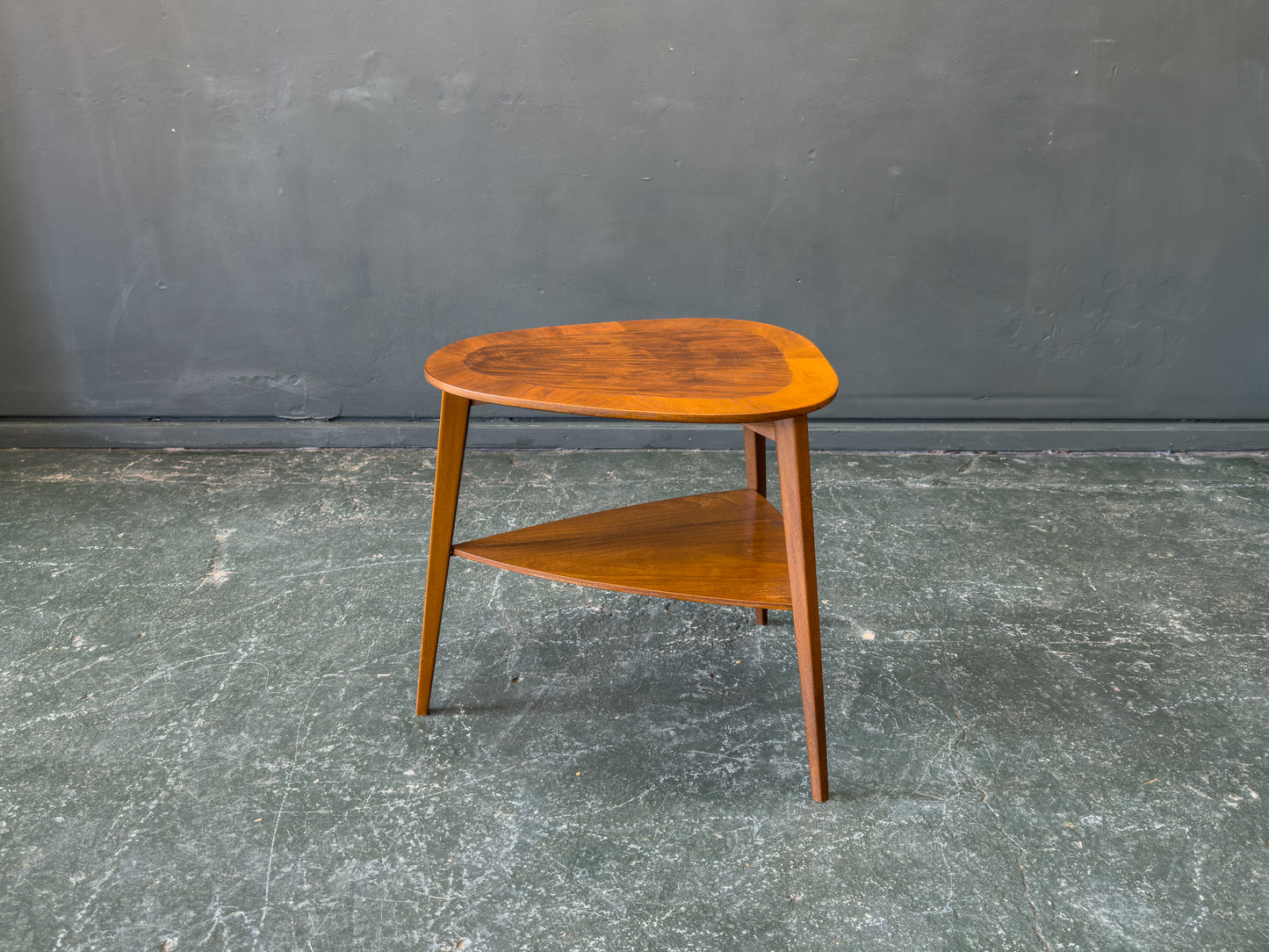 Walnut Side Table by Jørgen Aakjær Jørgensen for Møbelintarsia