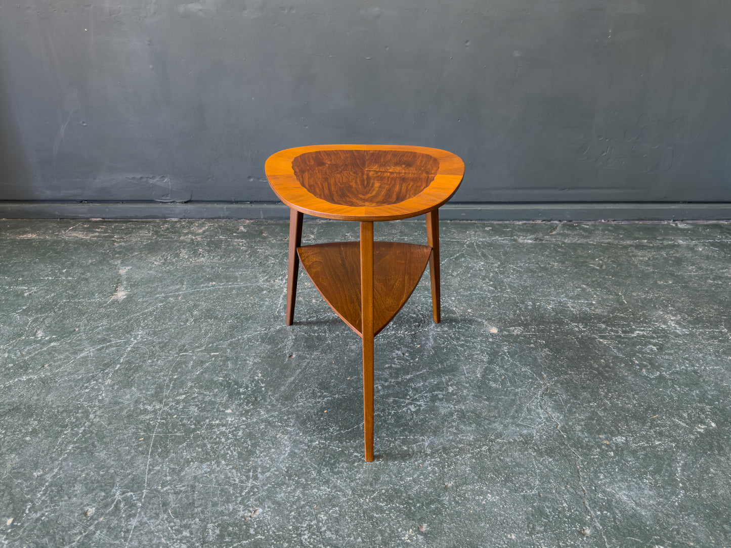 Walnut Side Table by Jørgen Aakjær Jørgensen for Møbelintarsia