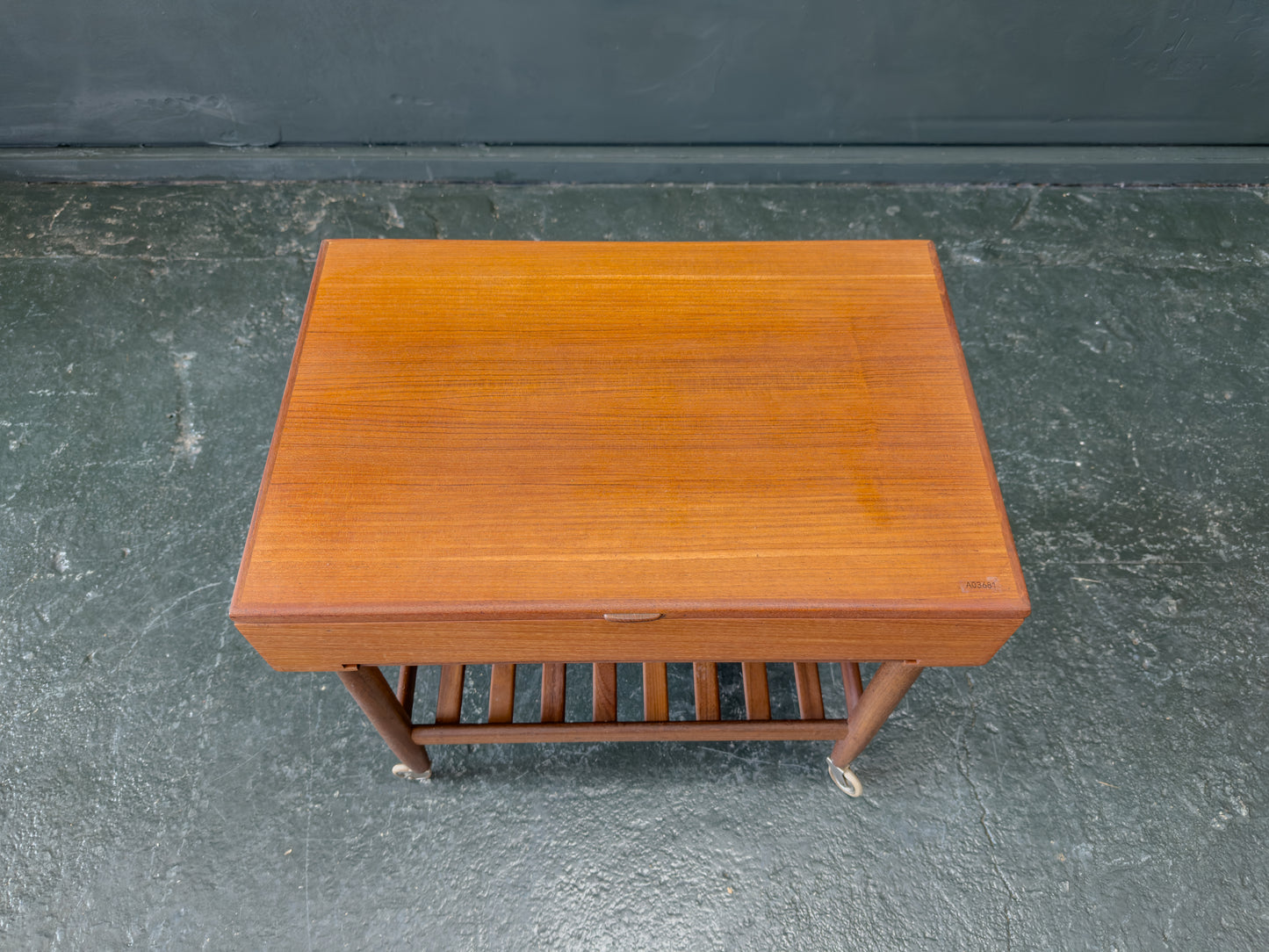 Teak Sewing Table