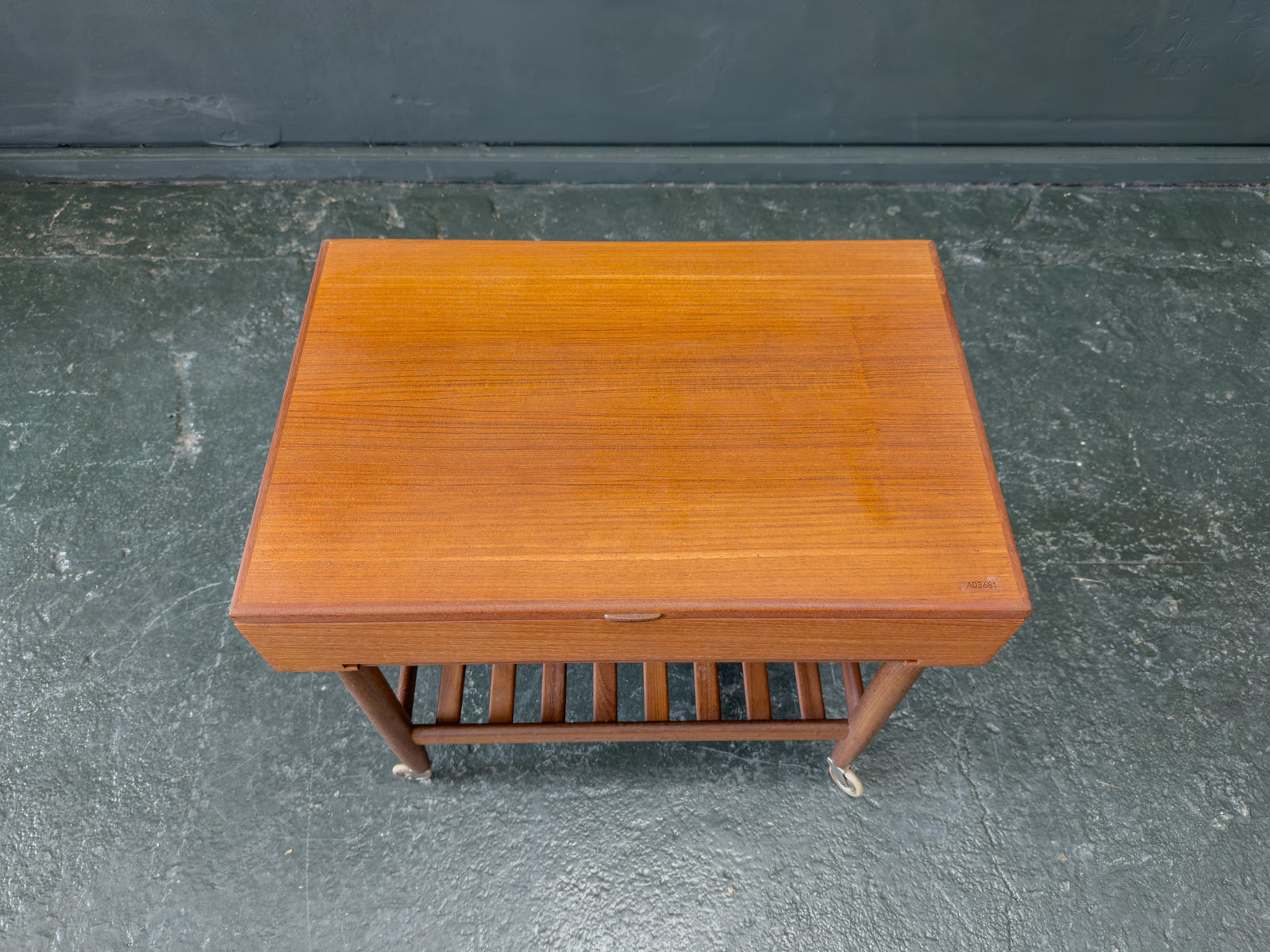 Teak Sewing Table