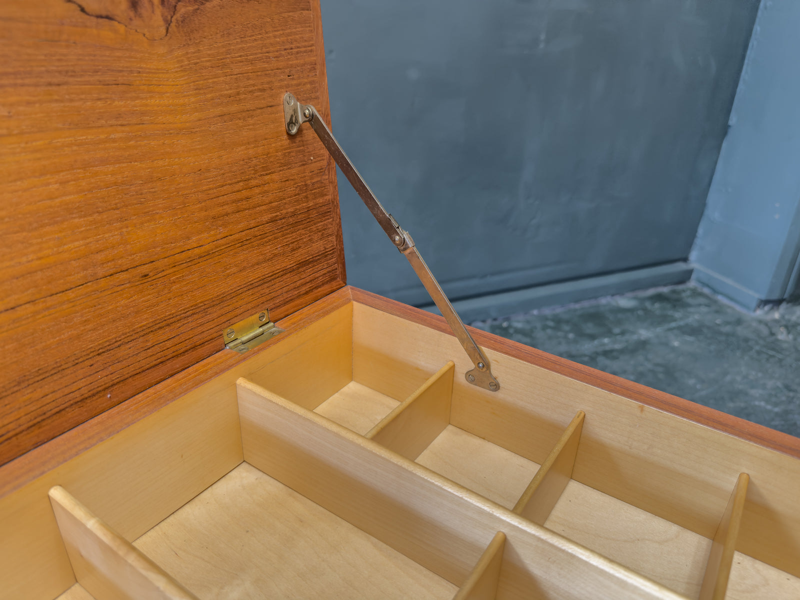 Teak Sewing Table