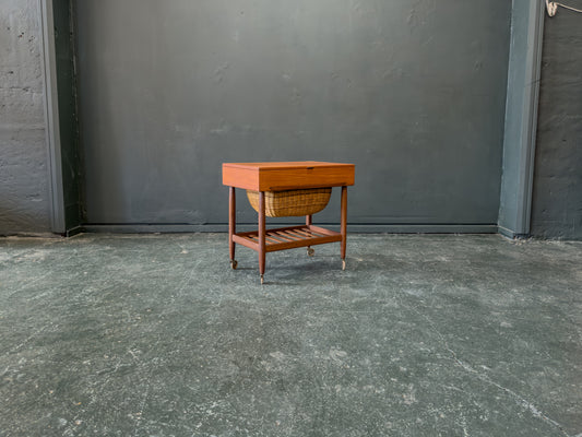 Teak Sewing Table