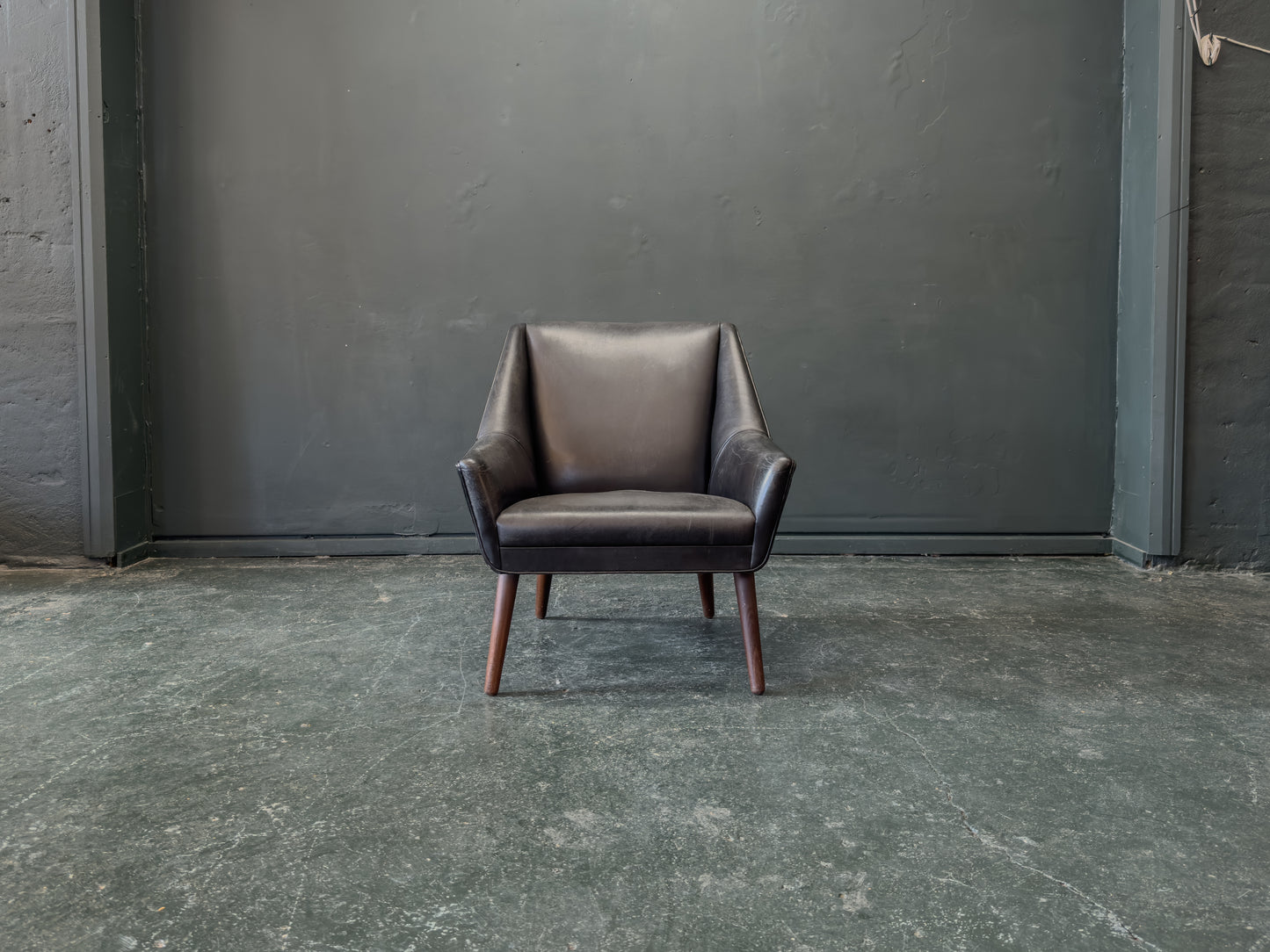 Black Leather Armchair