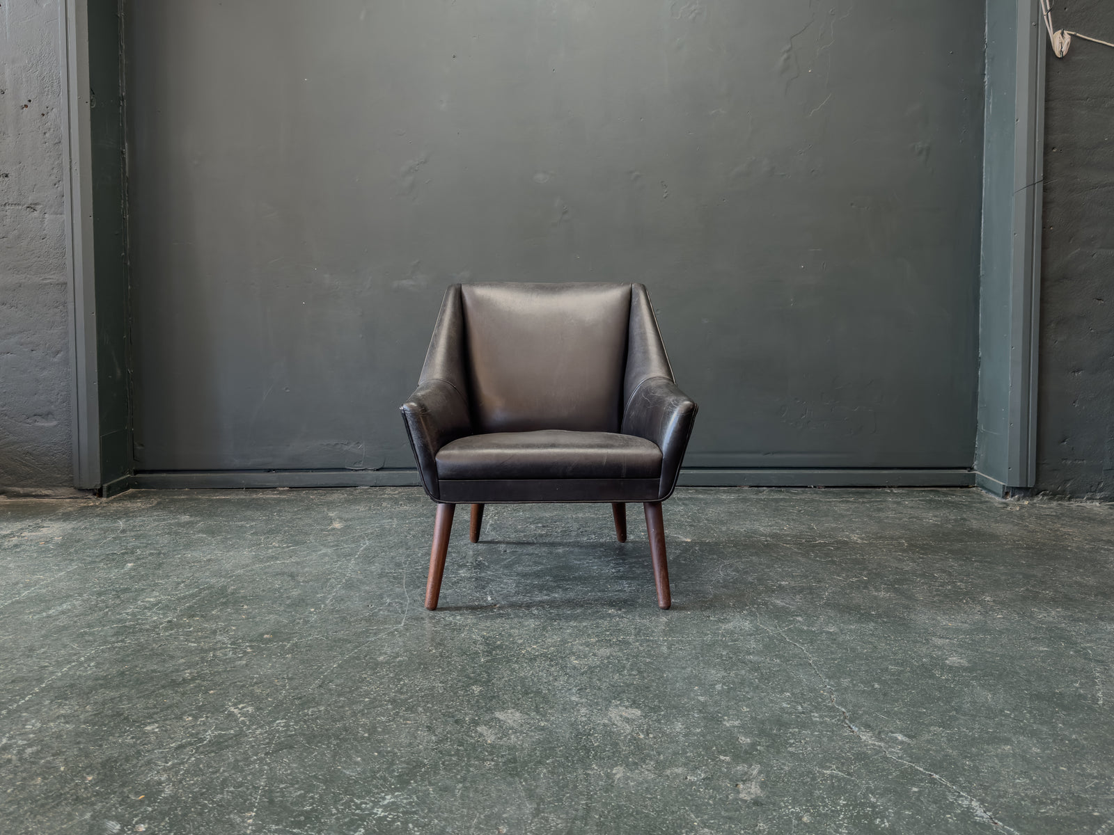 Black Leather Armchair