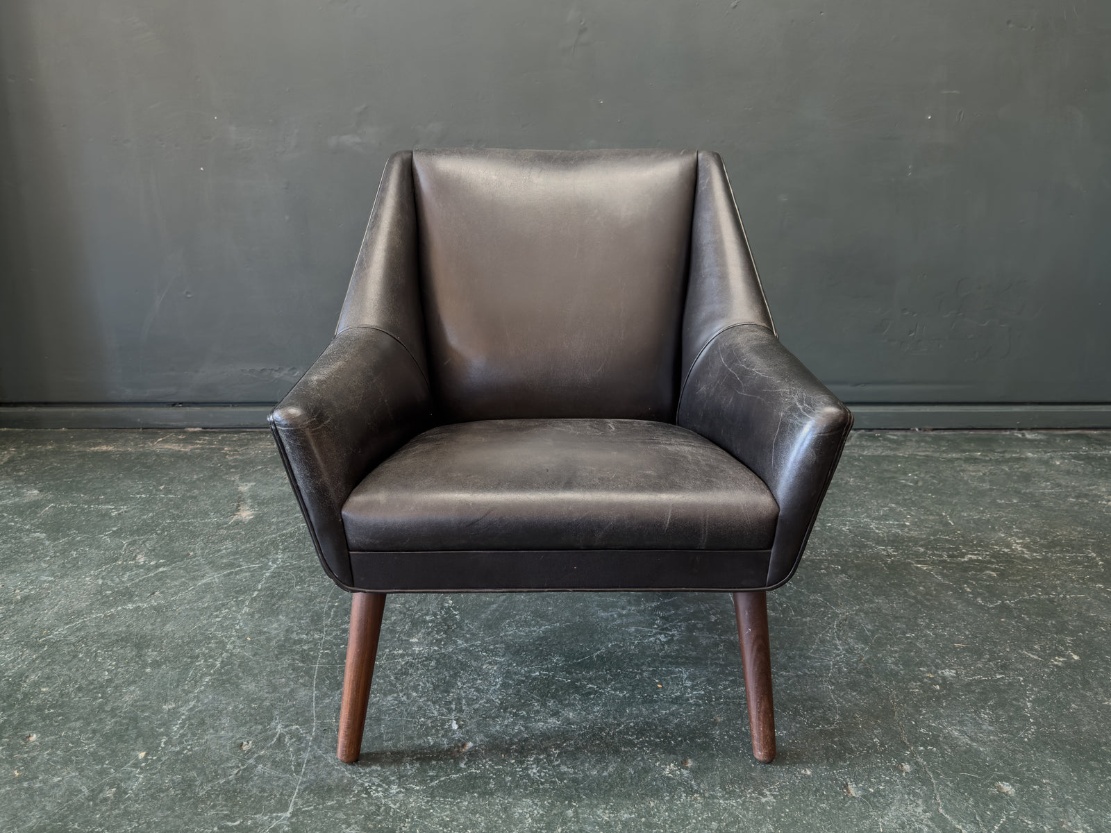 Black Leather Armchair