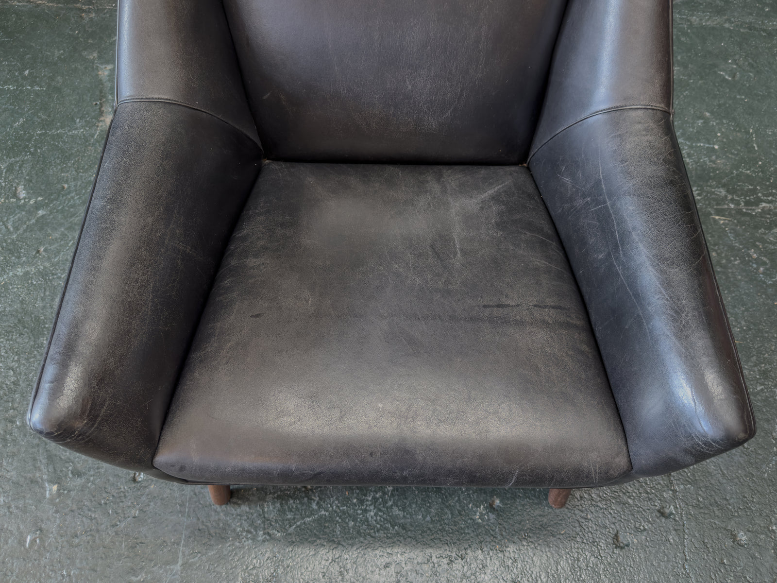 Black Leather Armchair