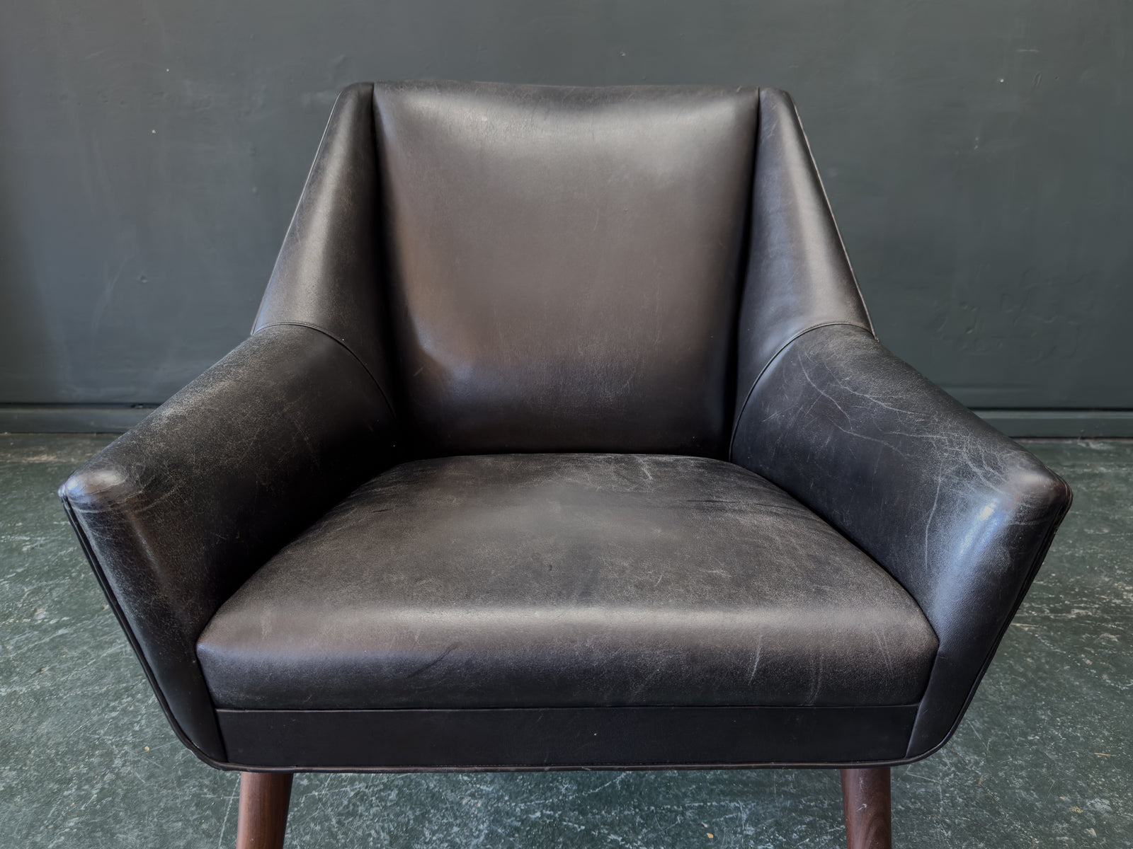 Black Leather Armchair