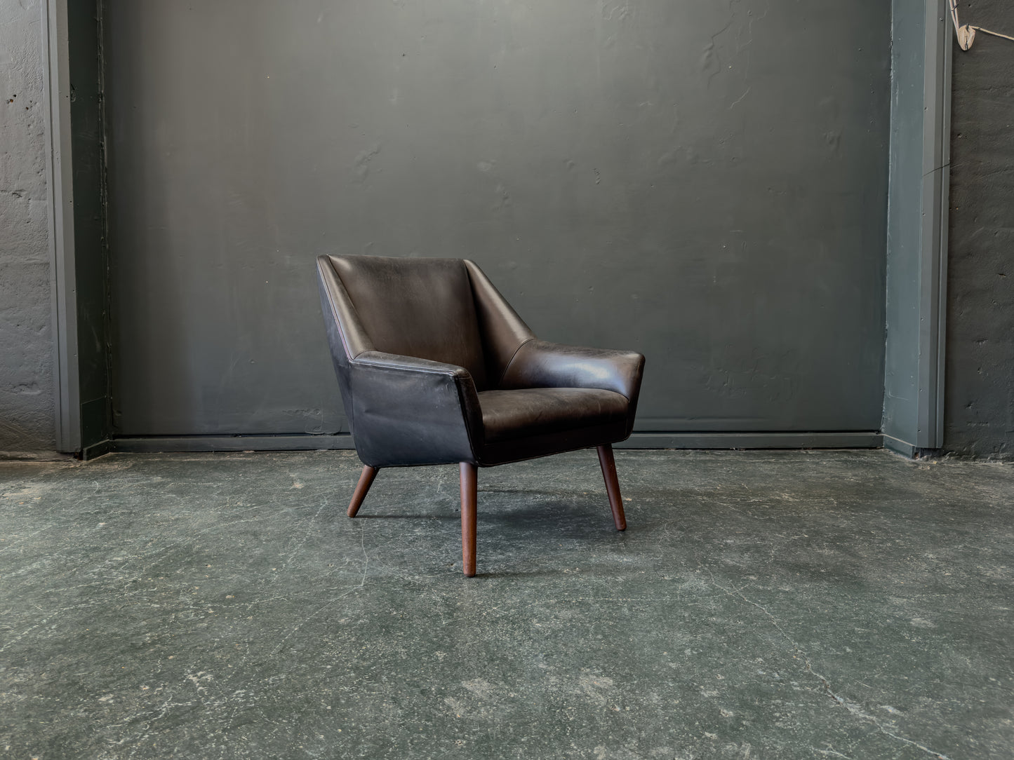 Black Leather Armchair