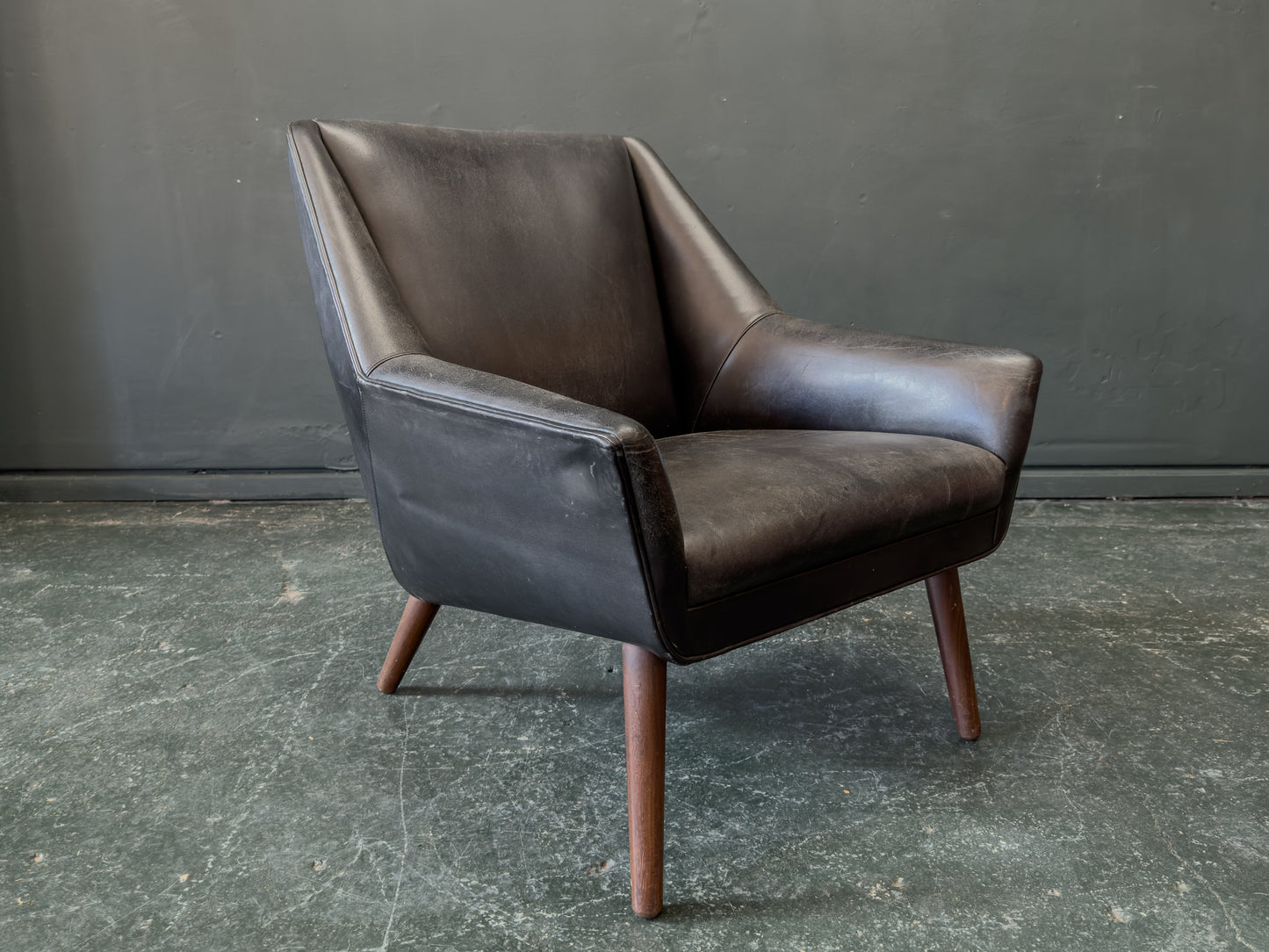 Black Leather Armchair