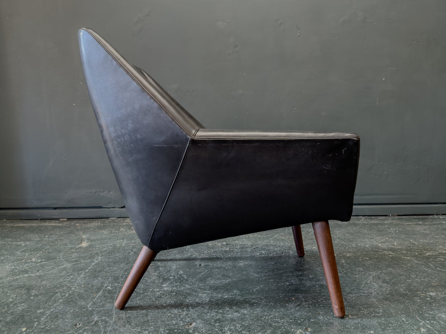 Black Leather Armchair