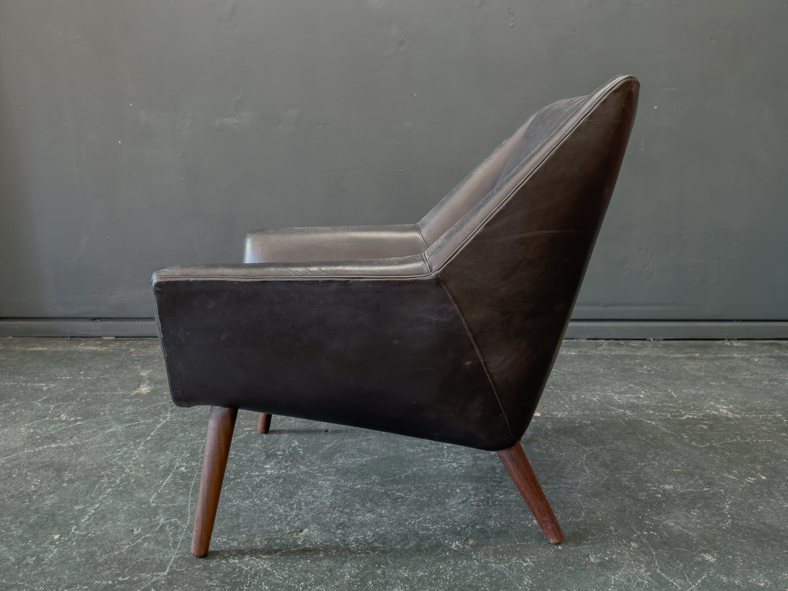 Black Leather Armchair