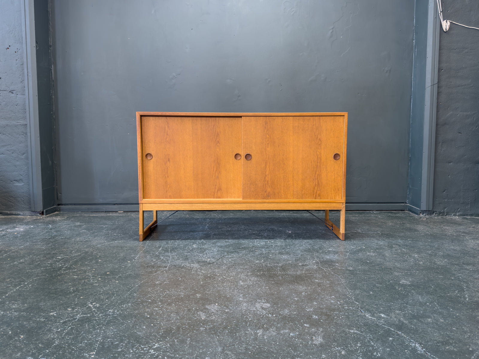 Large Oak and Teak Børge Mogensen Sideboard