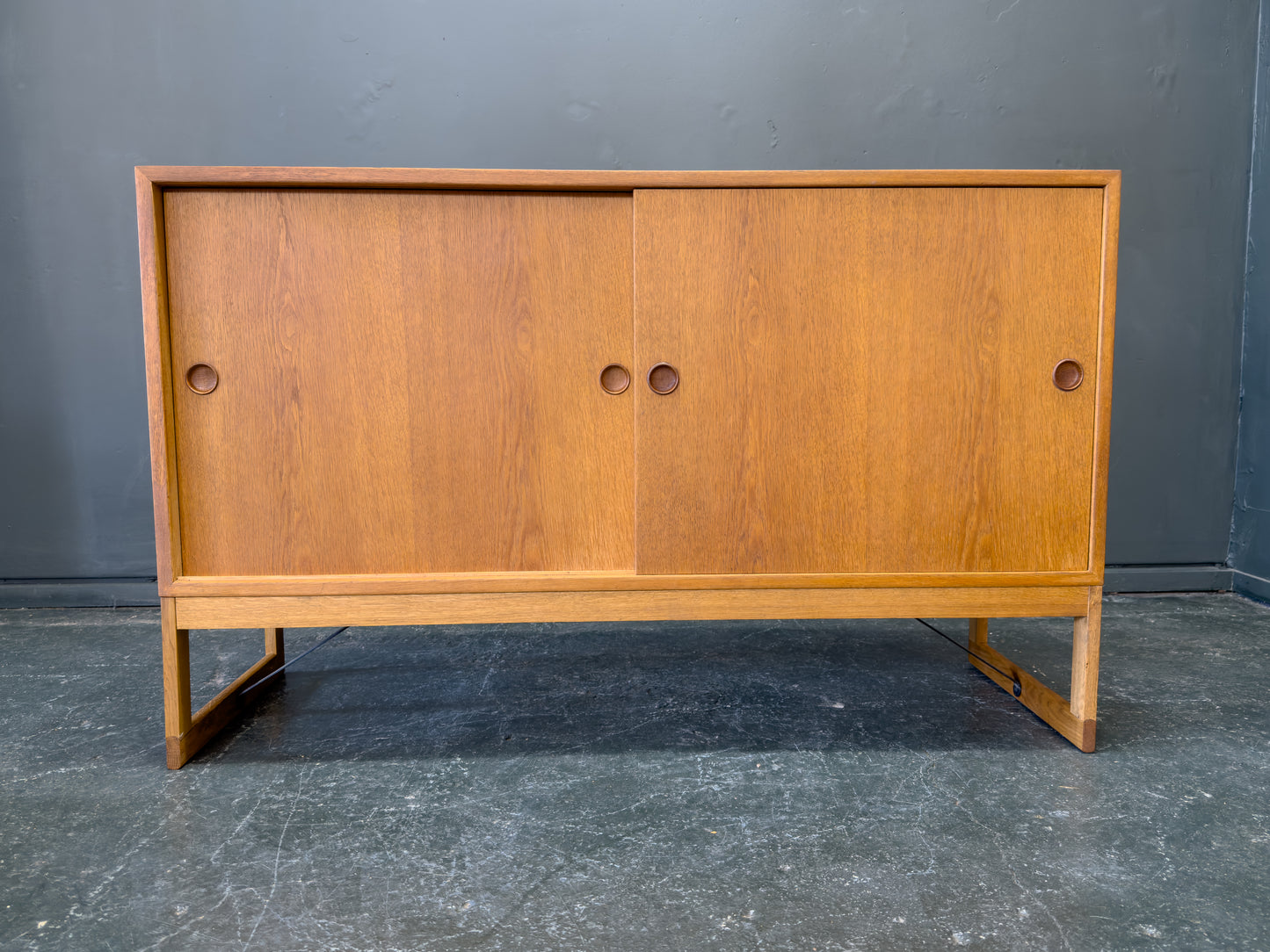 Large Oak and Teak Børge Mogensen Sideboard