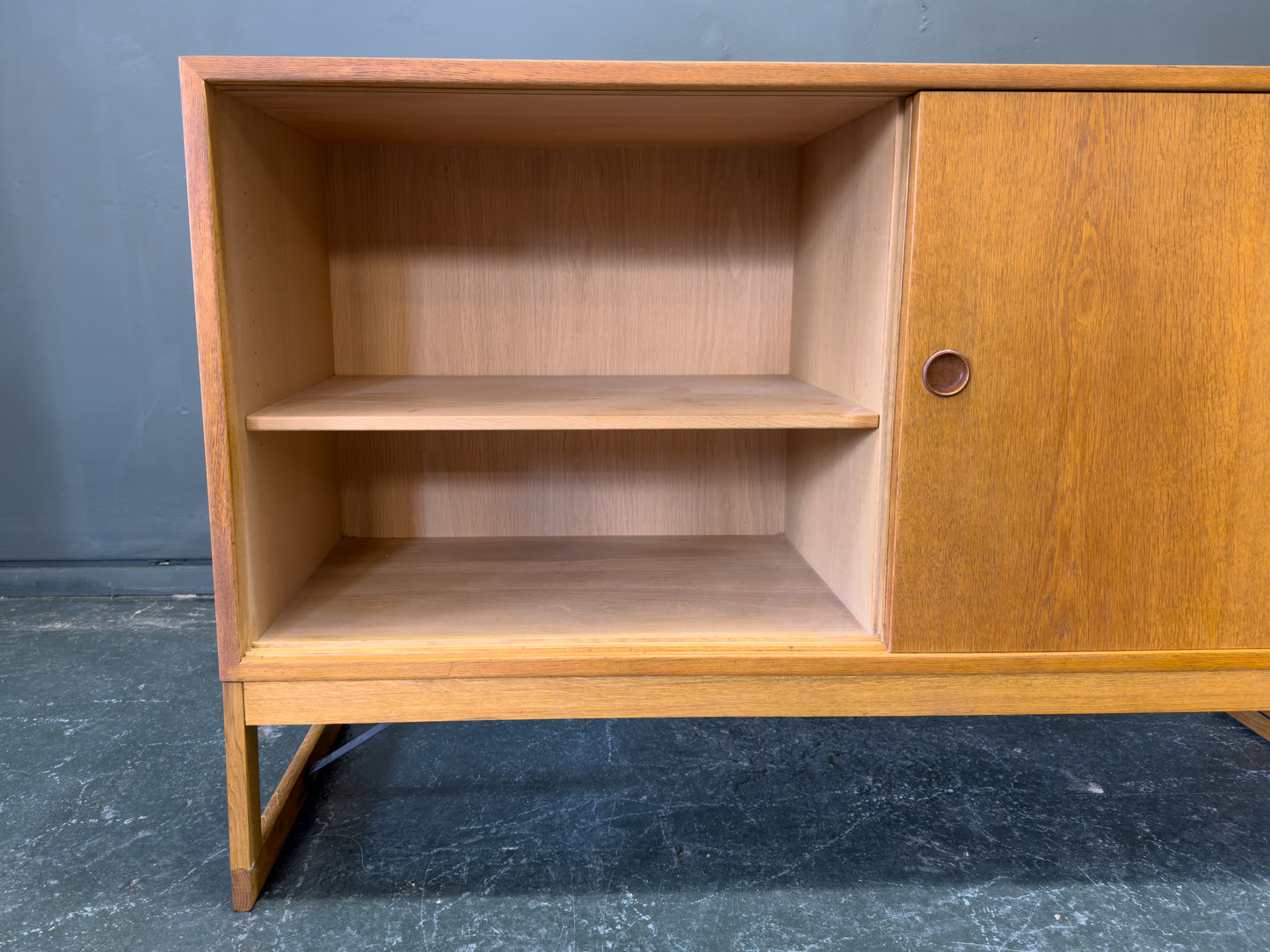 Large Oak and Teak Børge Mogensen Sideboard