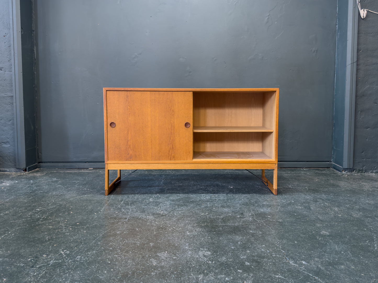 Large Oak and Teak Børge Mogensen Sideboard