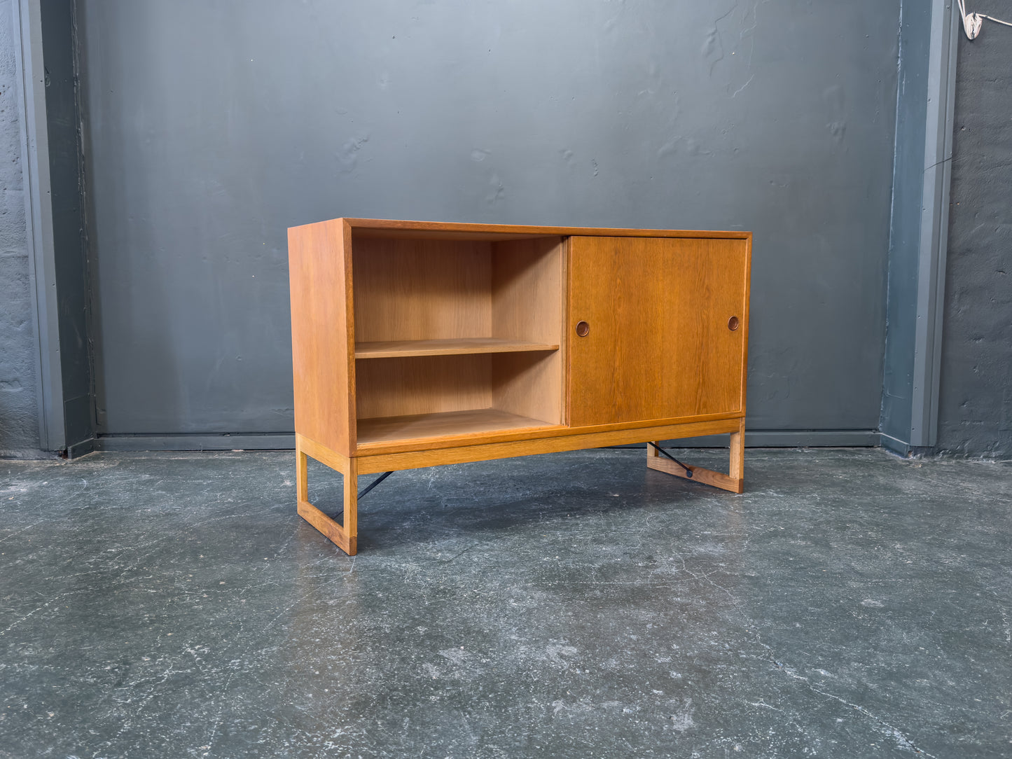 Large Oak and Teak Børge Mogensen Sideboard