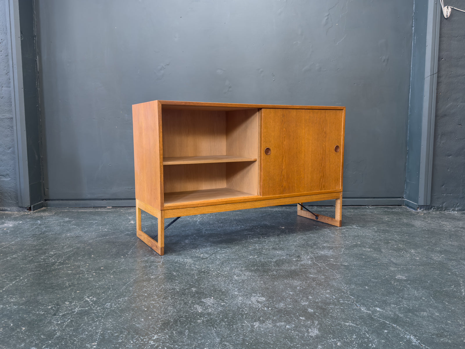 Large Oak and Teak Børge Mogensen Sideboard