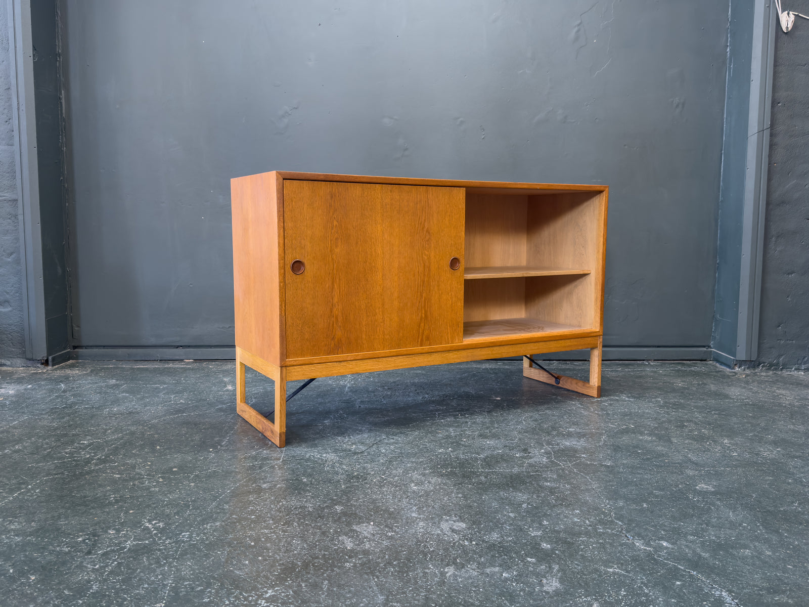 Large Oak and Teak Børge Mogensen Sideboard