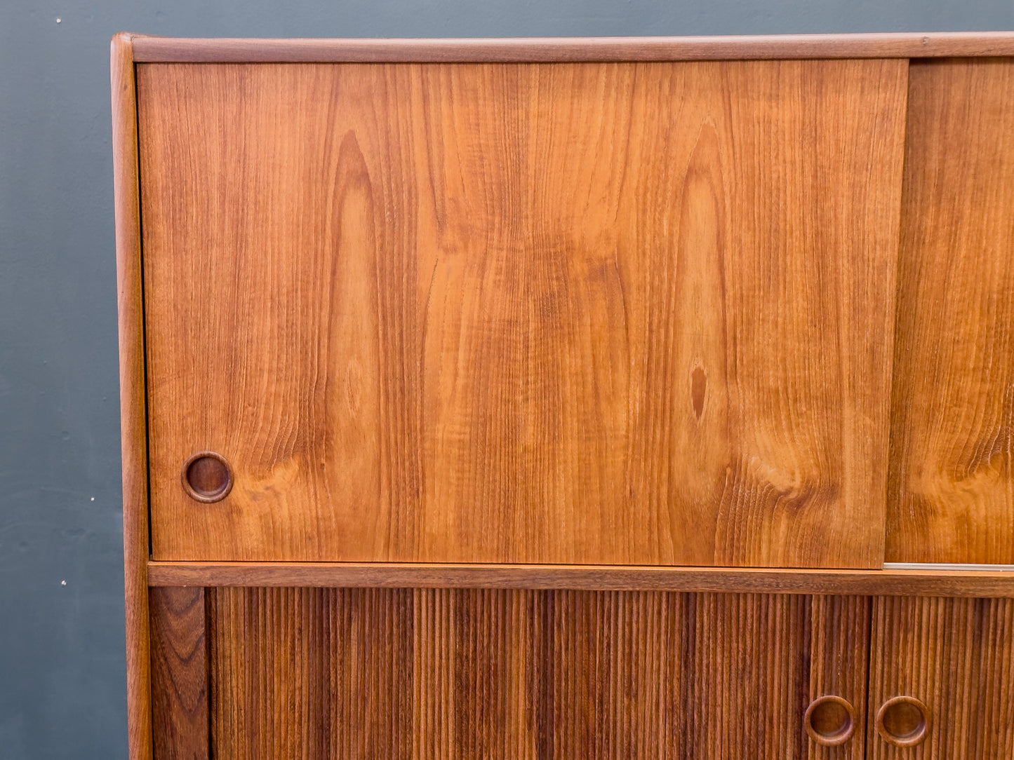 Johannes Andersen Teak High Sideboard for Oy Wilh. Schauman